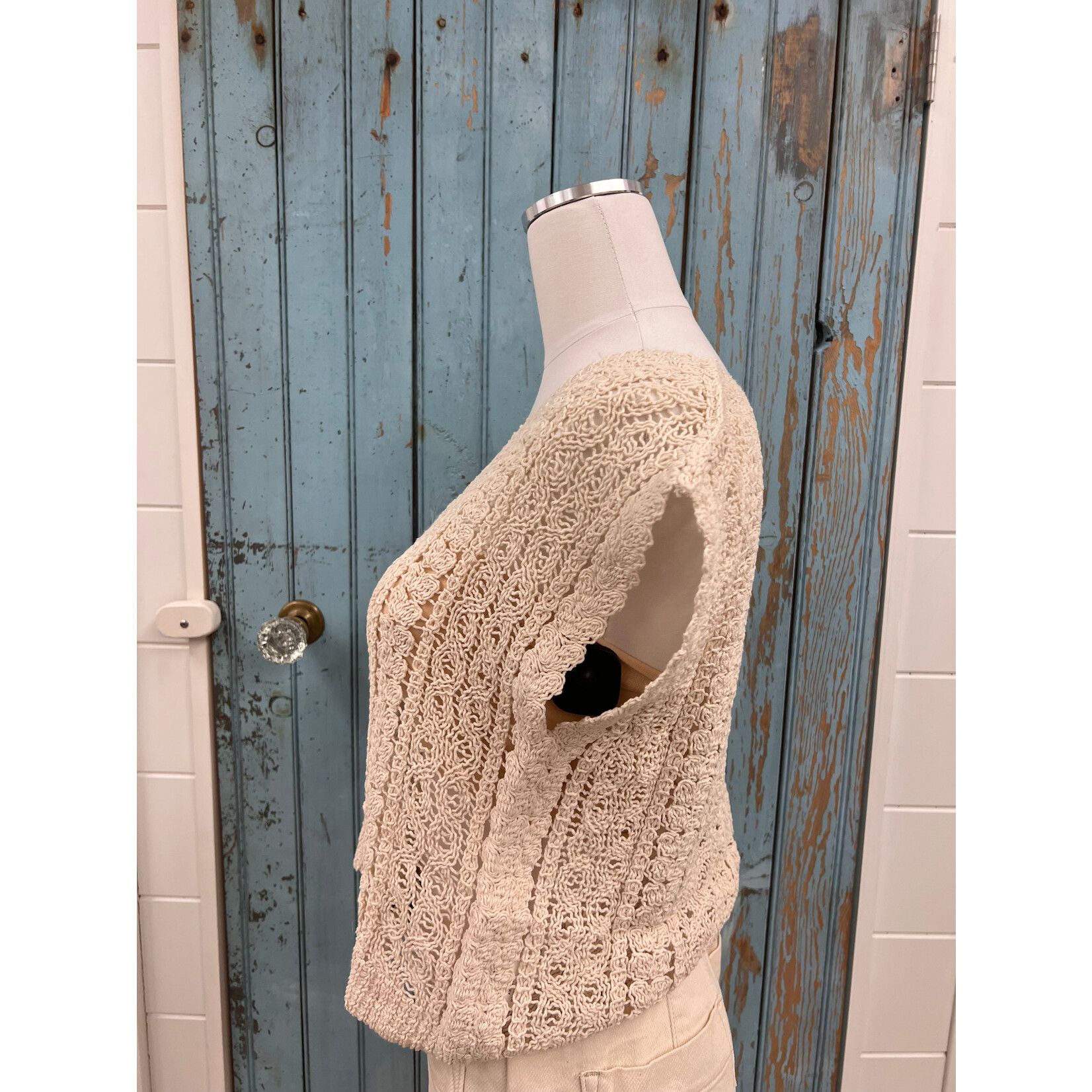 Sadie Sage SS Mimi Crochet Tank