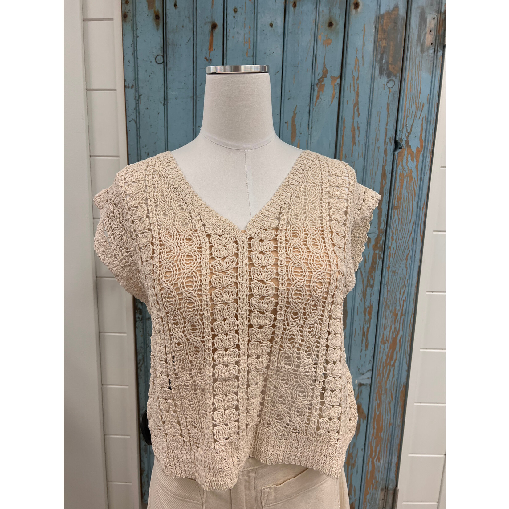 Sadie Sage SS Mimi Crochet Tank
