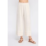 Allie Rose Ruffle Waist Ankle Pant