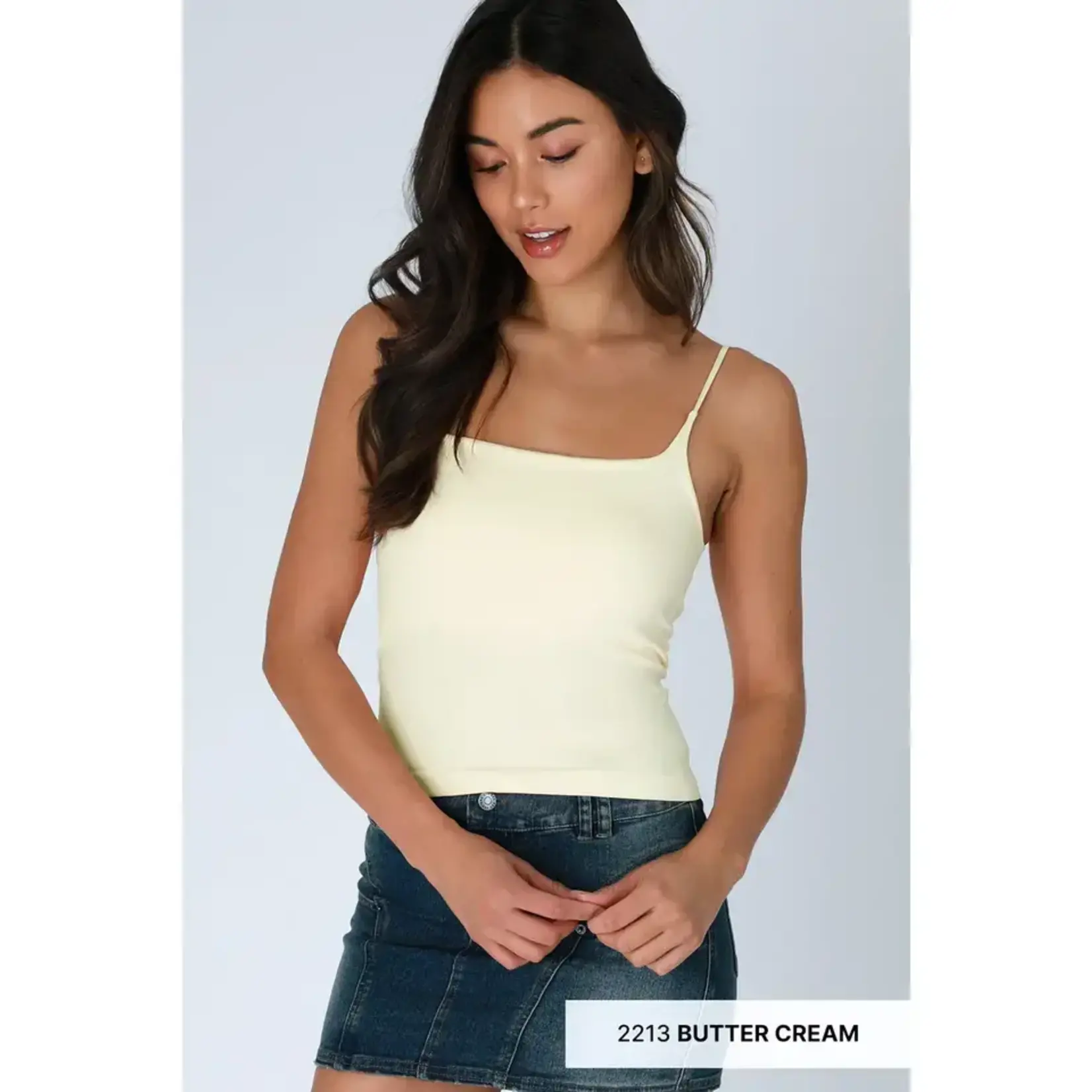 Nikibiki NB Clean Line Sqaure Cami