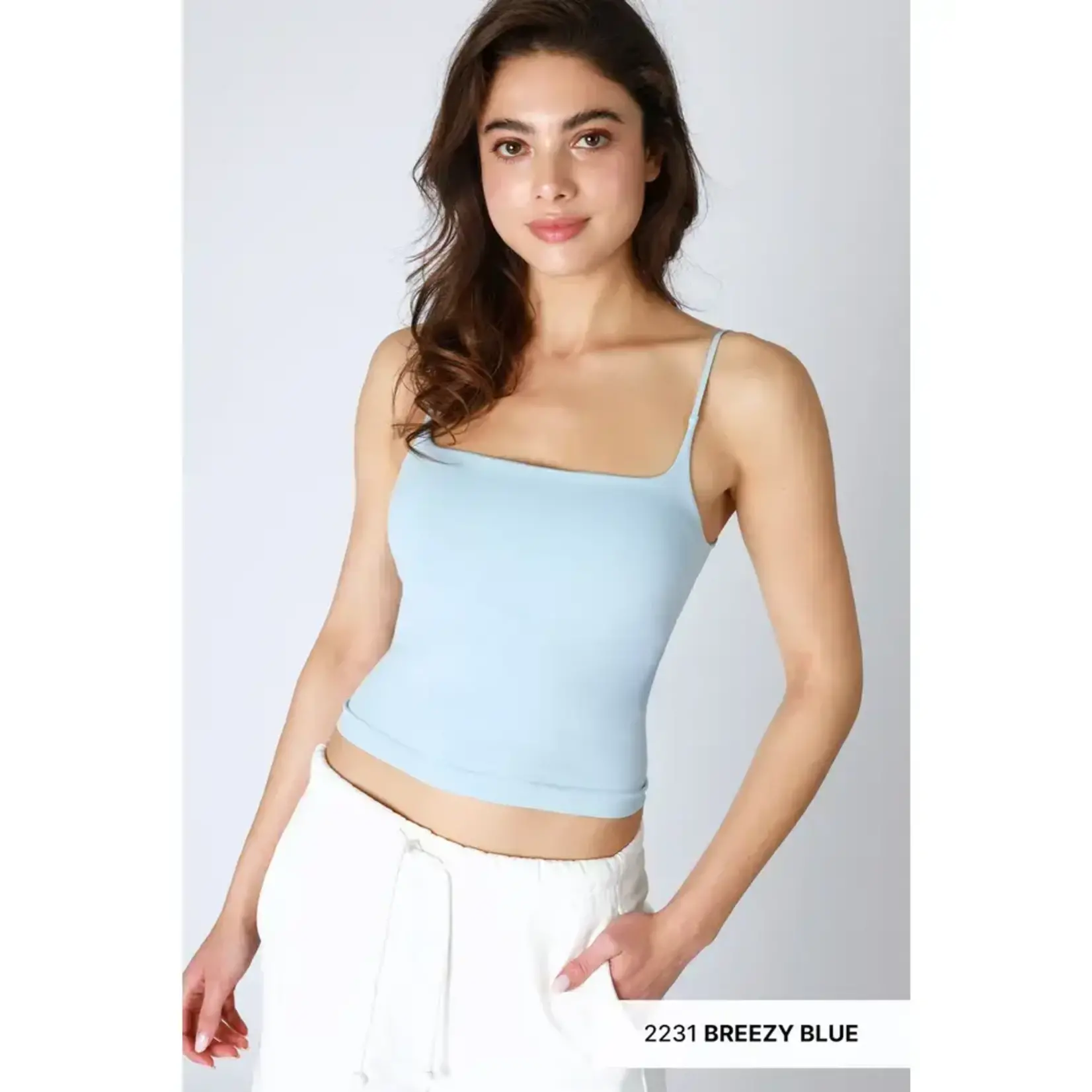Nikibiki NB Clean Line Sqaure Cami