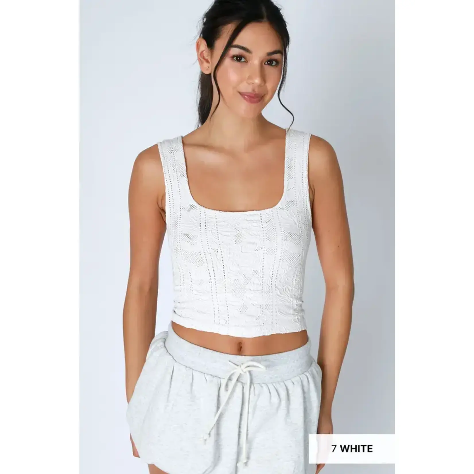 Nikibiki NB Double Lace Crop Top