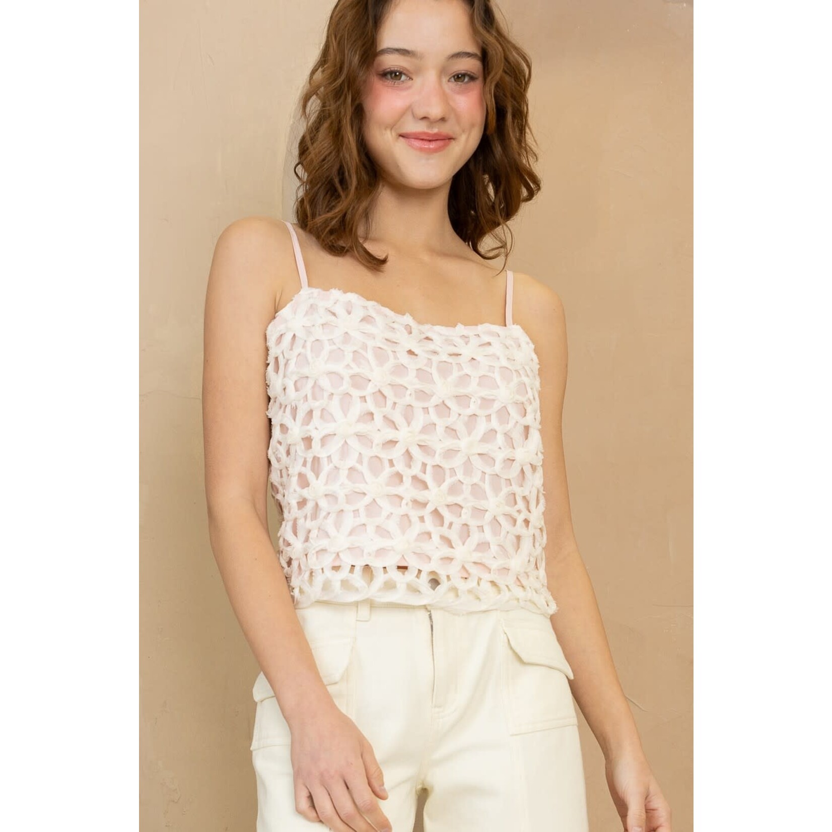 Heyson Hey Flower Crochet Tank