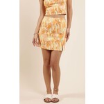Sadie Sage Sunset Front Slit Mini Skirt