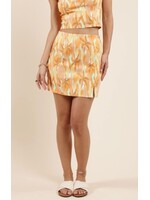 Sadie Sage Sunset Front Slit Mini Skirt