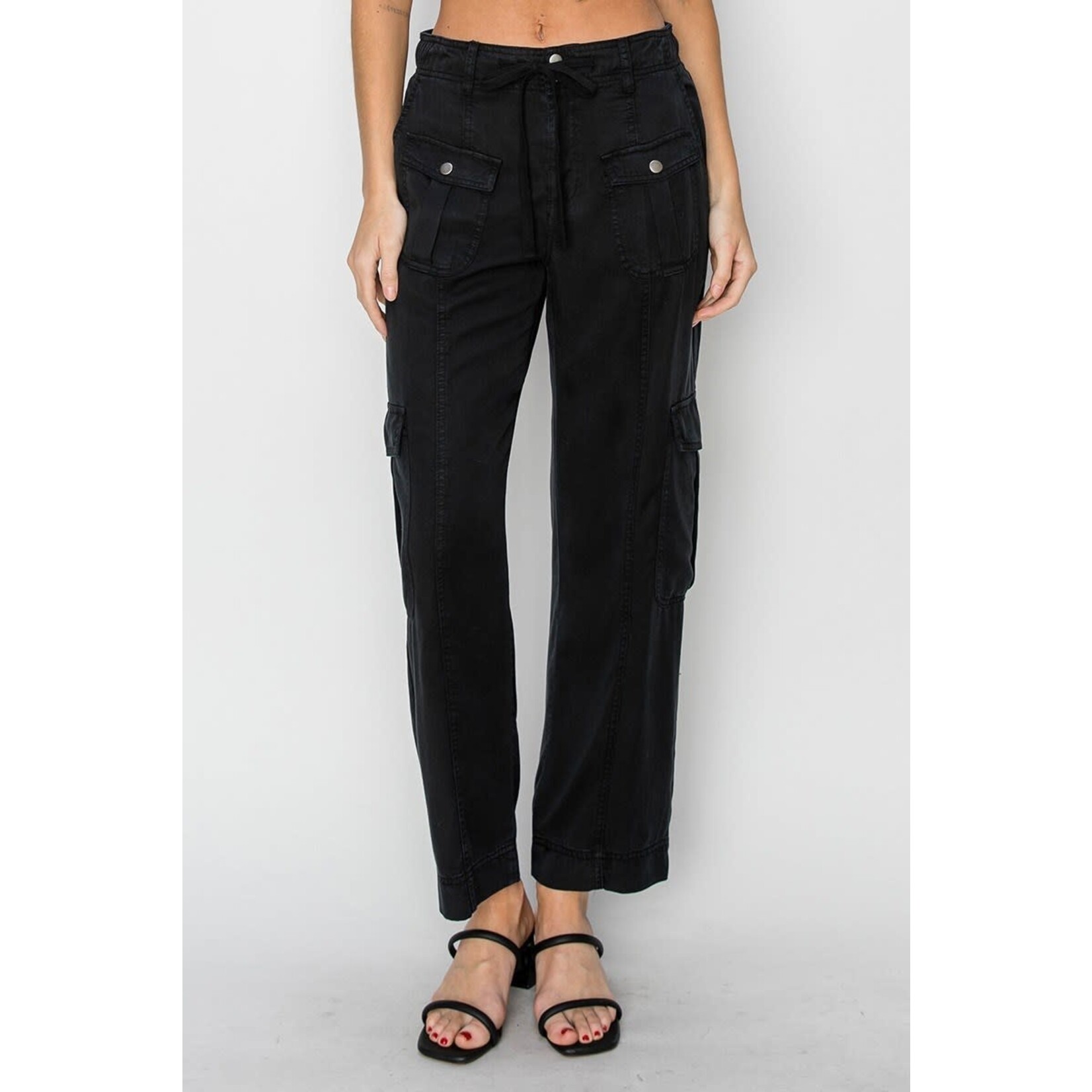 Risen R High Rise relaxed Cargo Pants