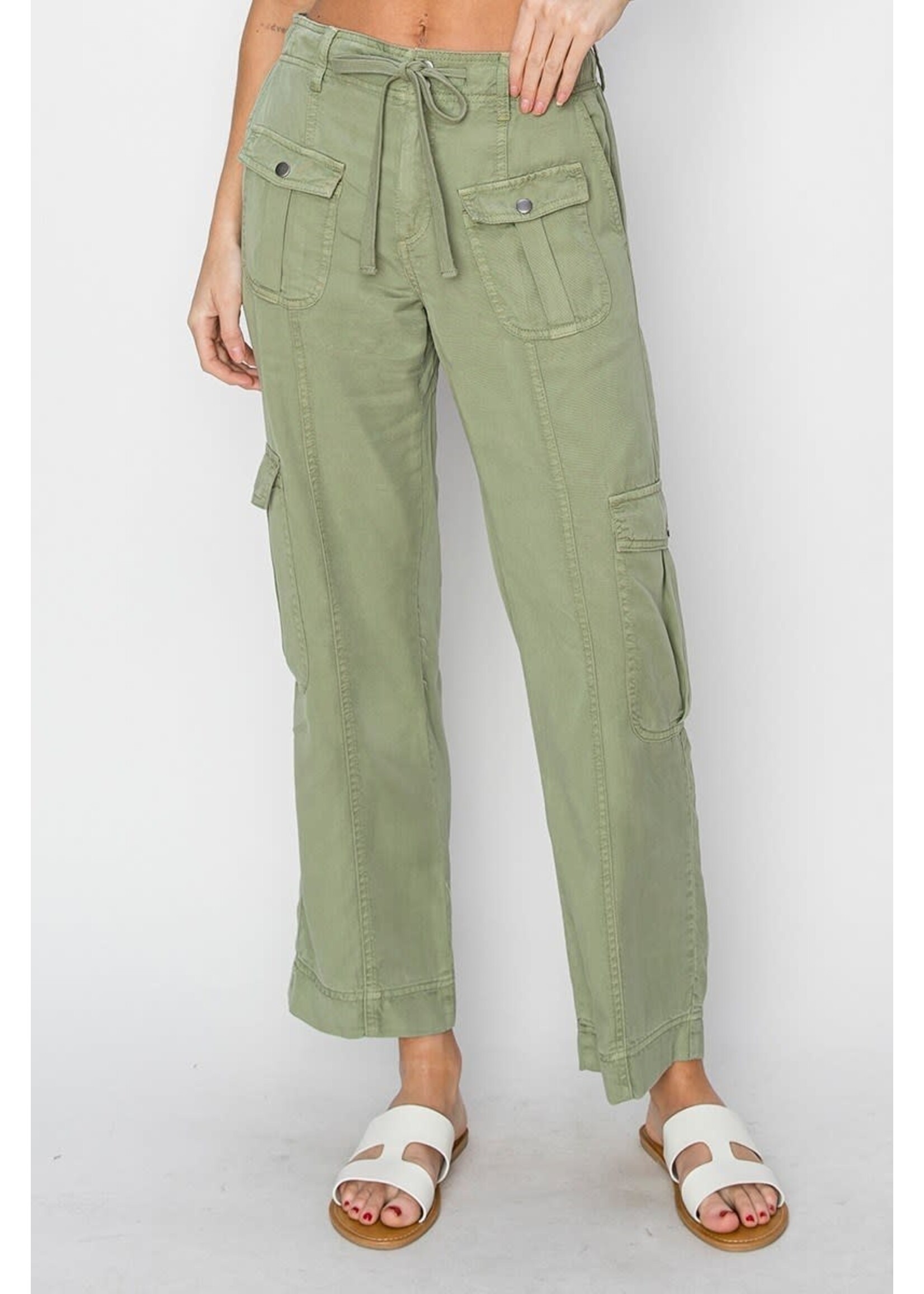 Risen R High Rise relaxed Cargo Pants