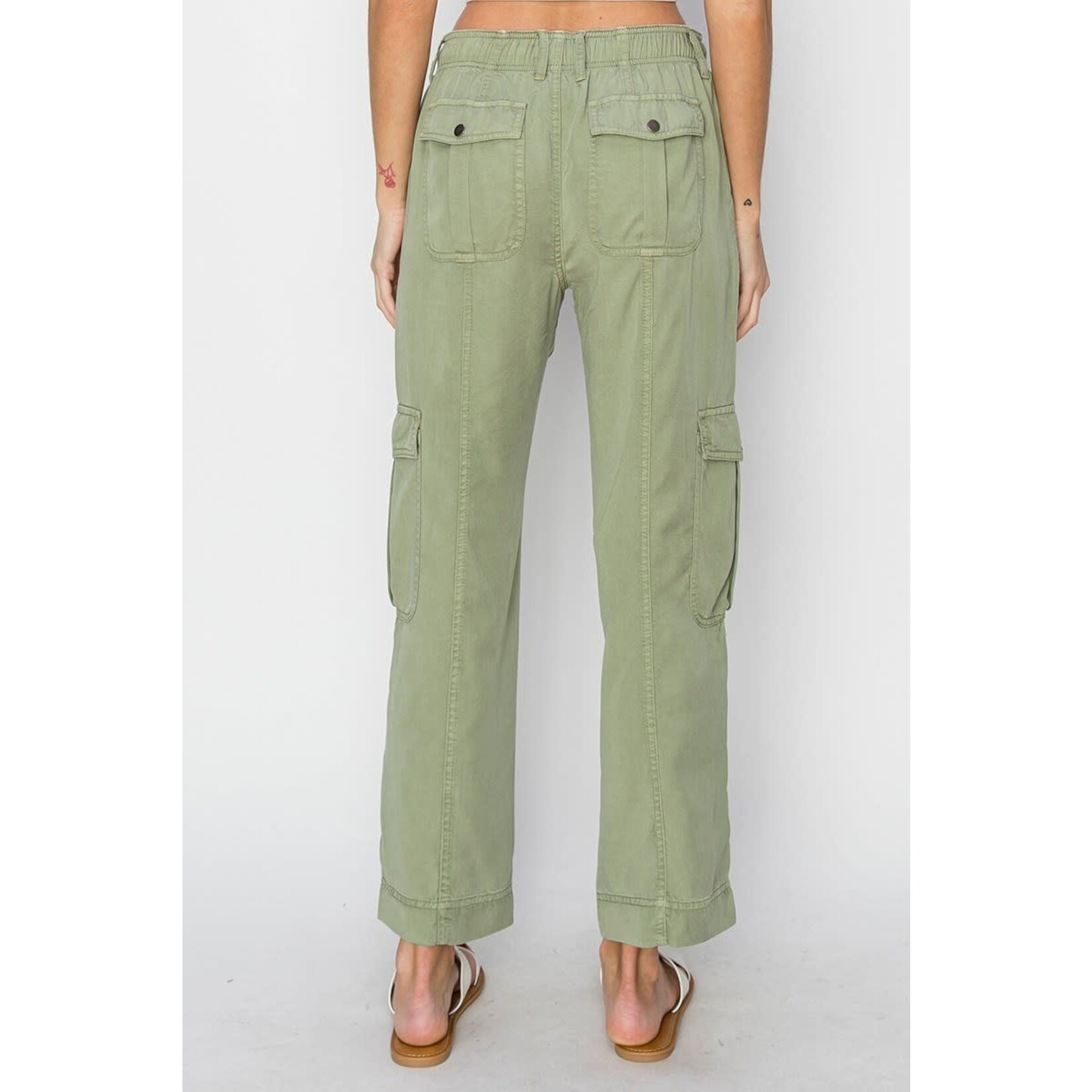 Risen R High Rise relaxed Cargo Pants