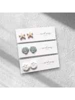 Mood Swing Jewelry Clay Stud Earrings