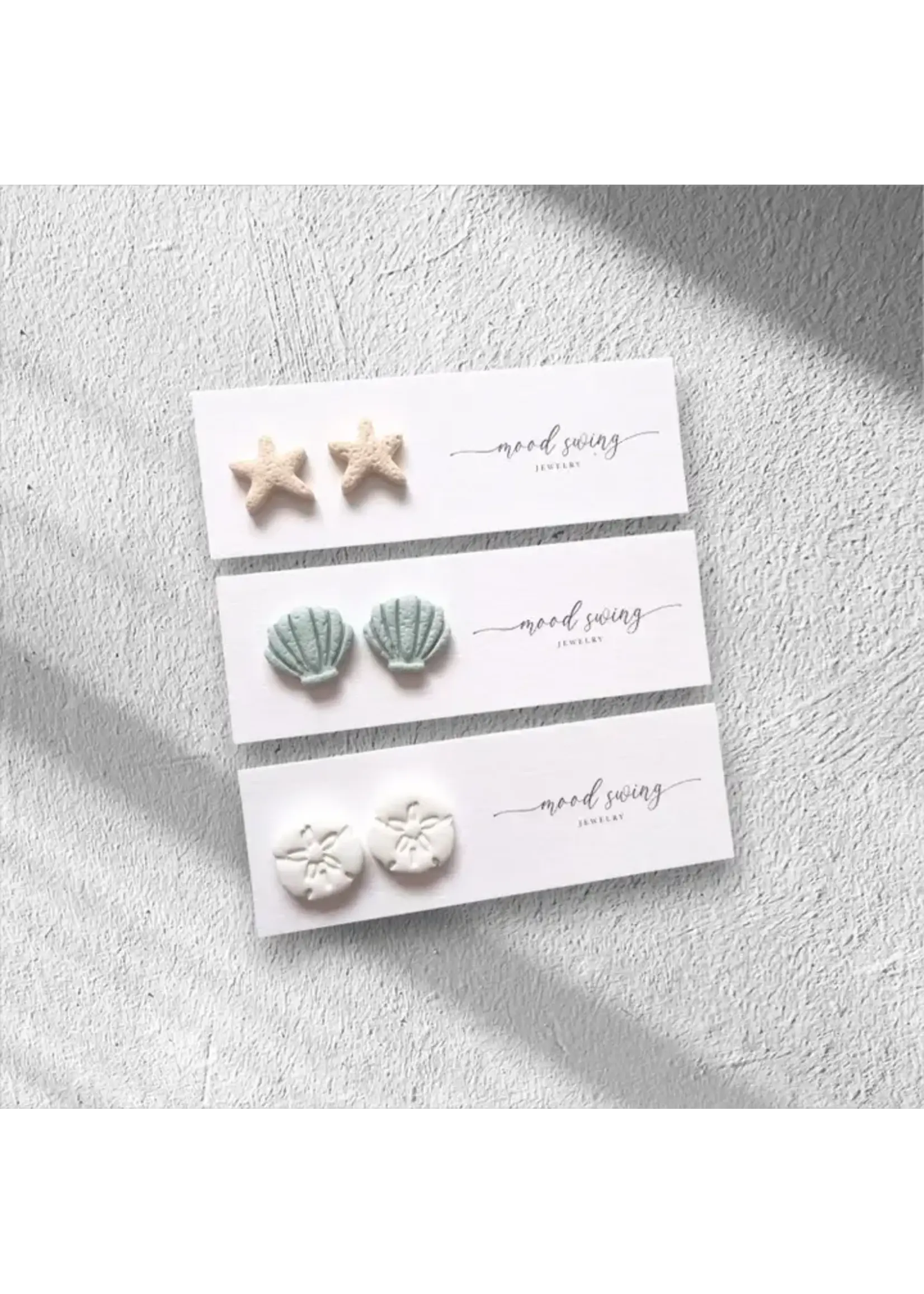 Mood Swing Jewelry MSJ Clay Stud Earrings