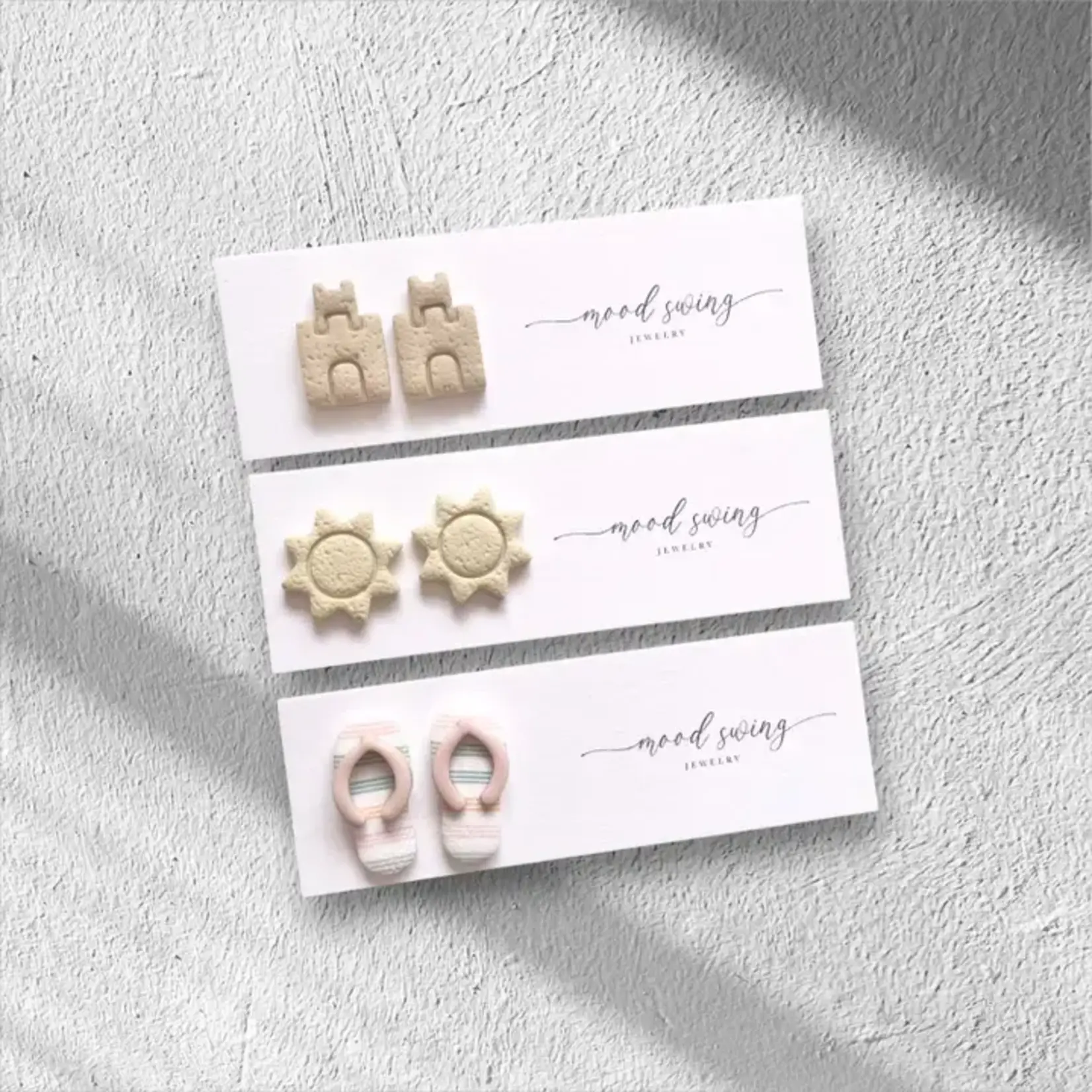 Mood Swing Jewelry MSJ Clay Stud Earrings