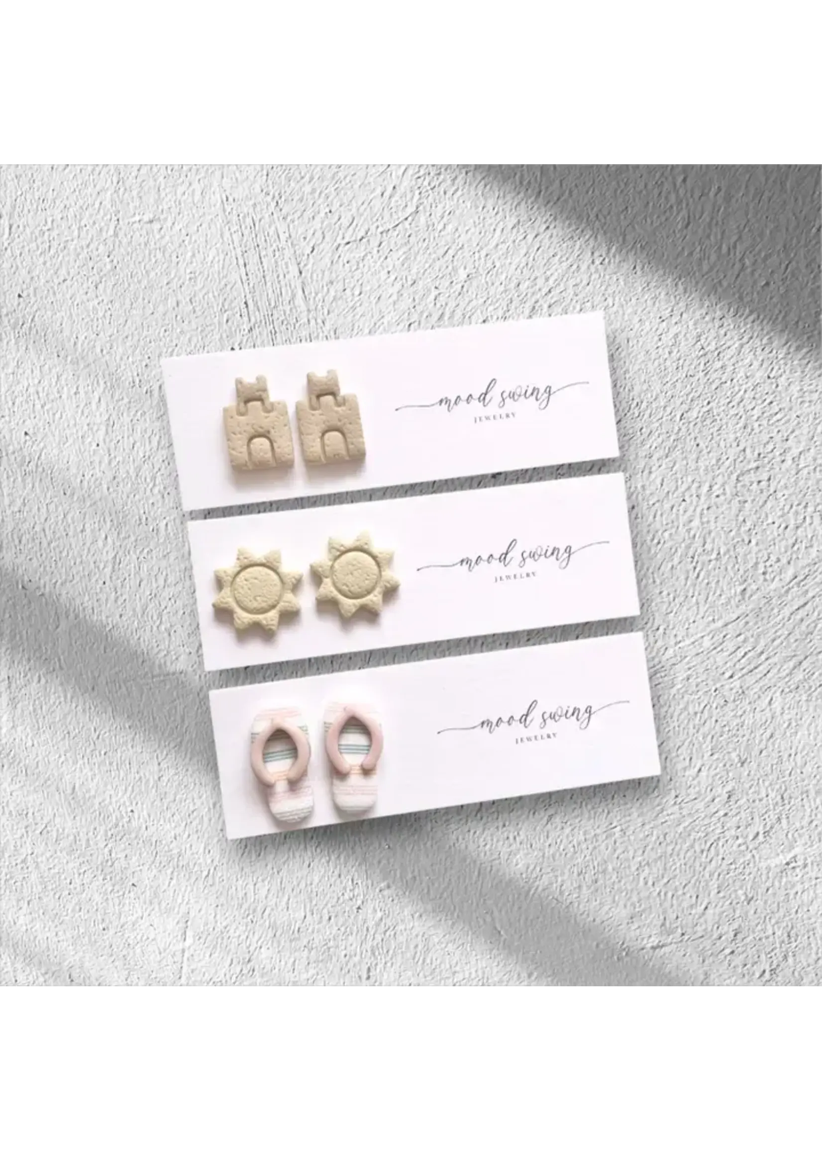 Mood Swing Jewelry MSJ Clay Stud Earrings