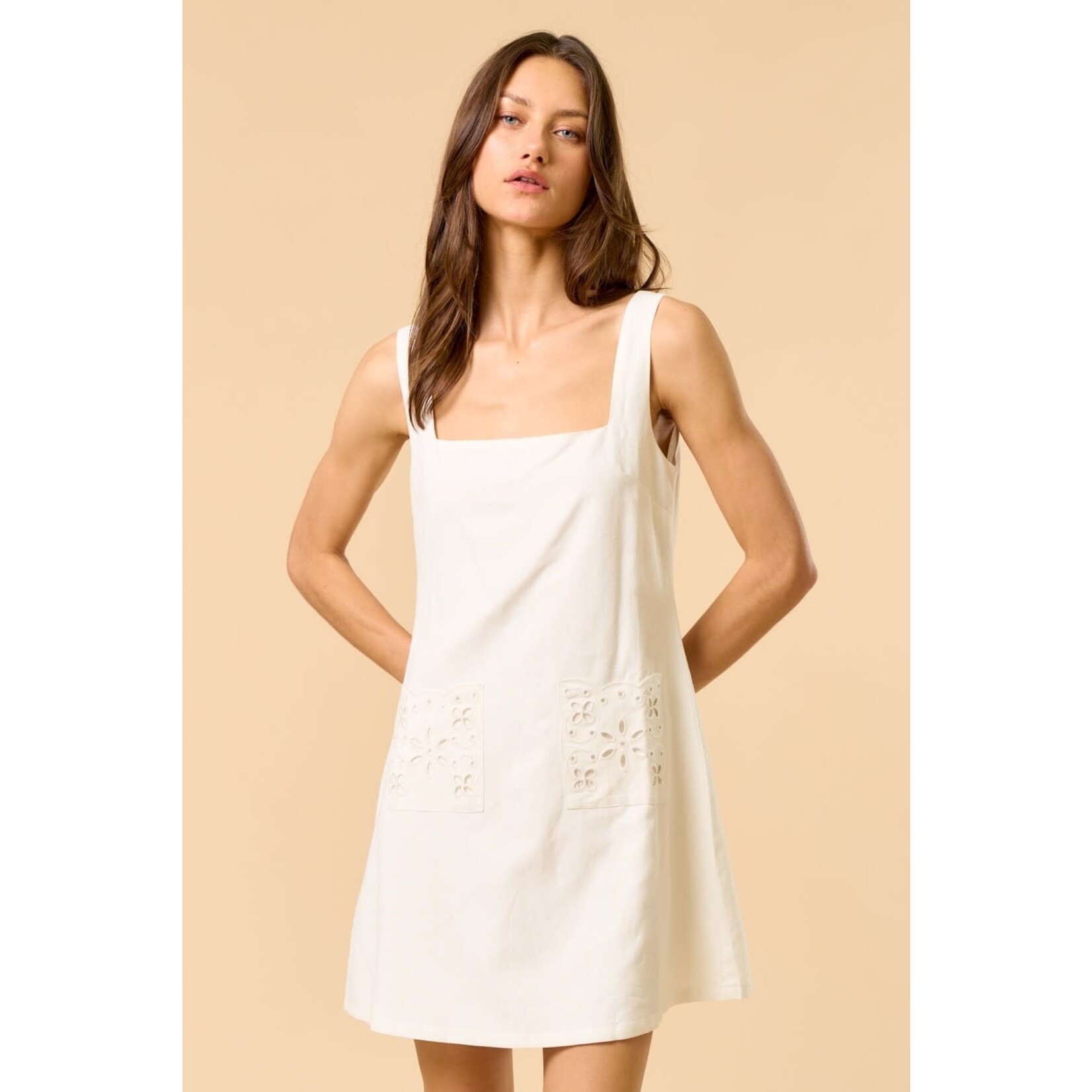 LaLavon LaLavon Mini Dress w/ Pockets