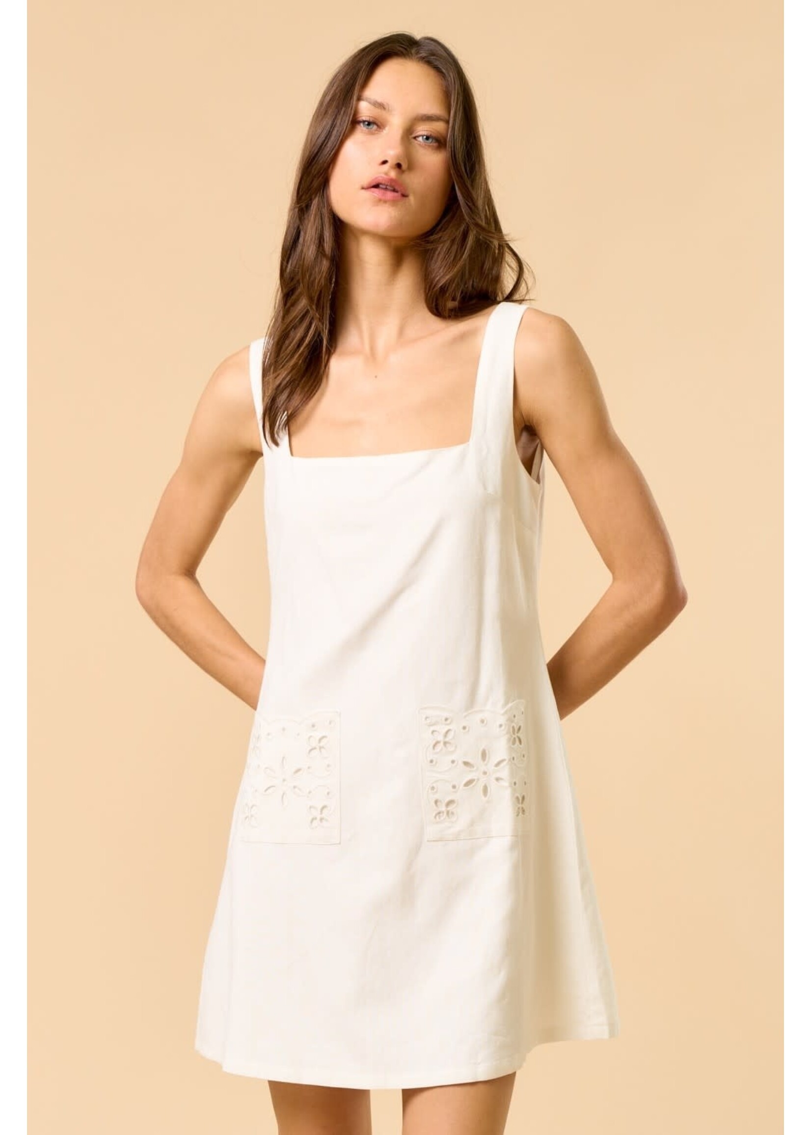 LaLavon LaLavon Mini Dress w/ Pockets