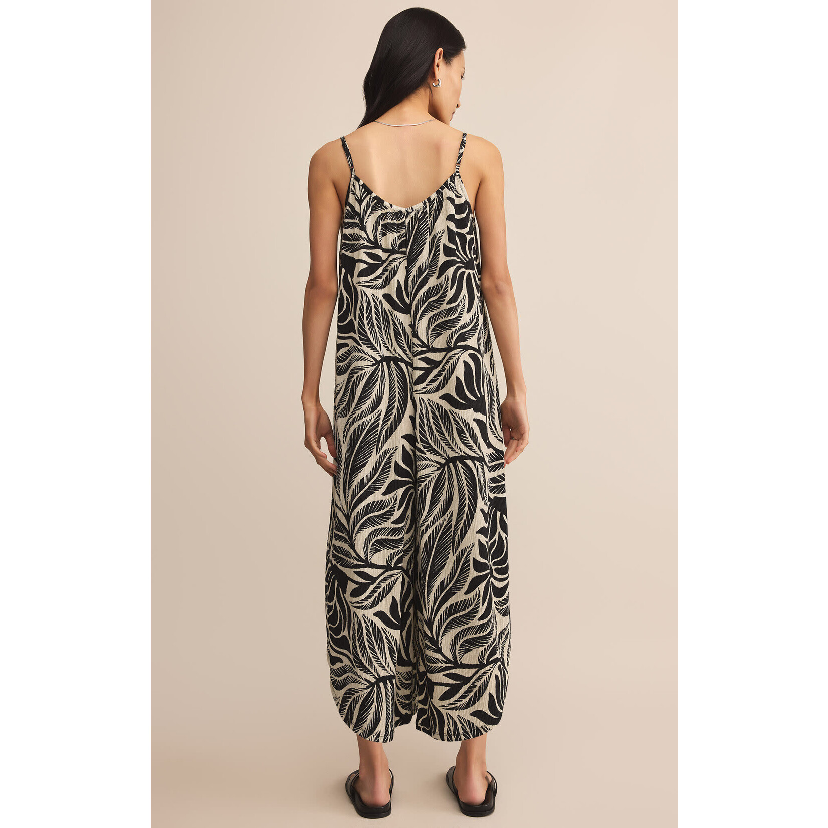 Z Supply ZS Flared Isla Leaf Jumpsuit