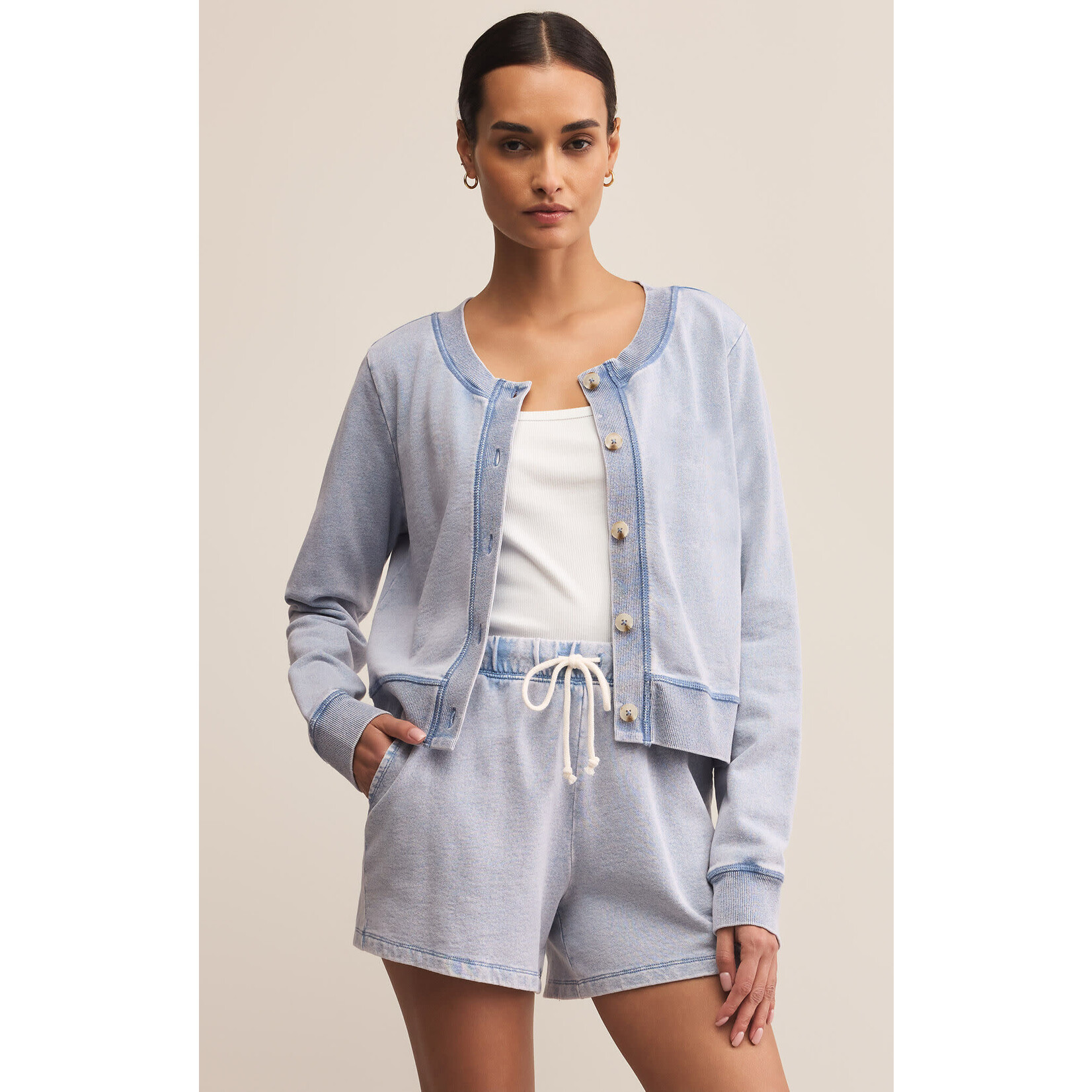 Z Supply ZS Daily Knit Denim Cardi