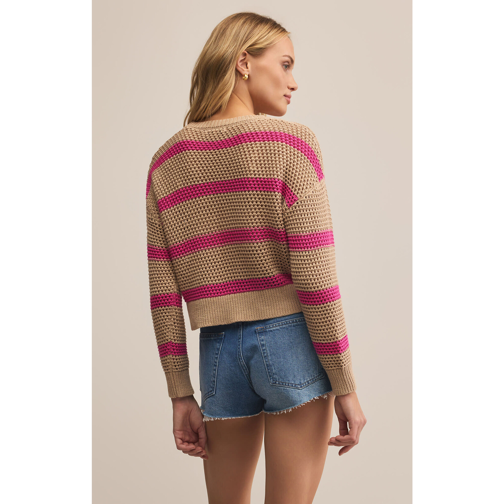 Z Supply ZS Broadbeach Striped Sweater