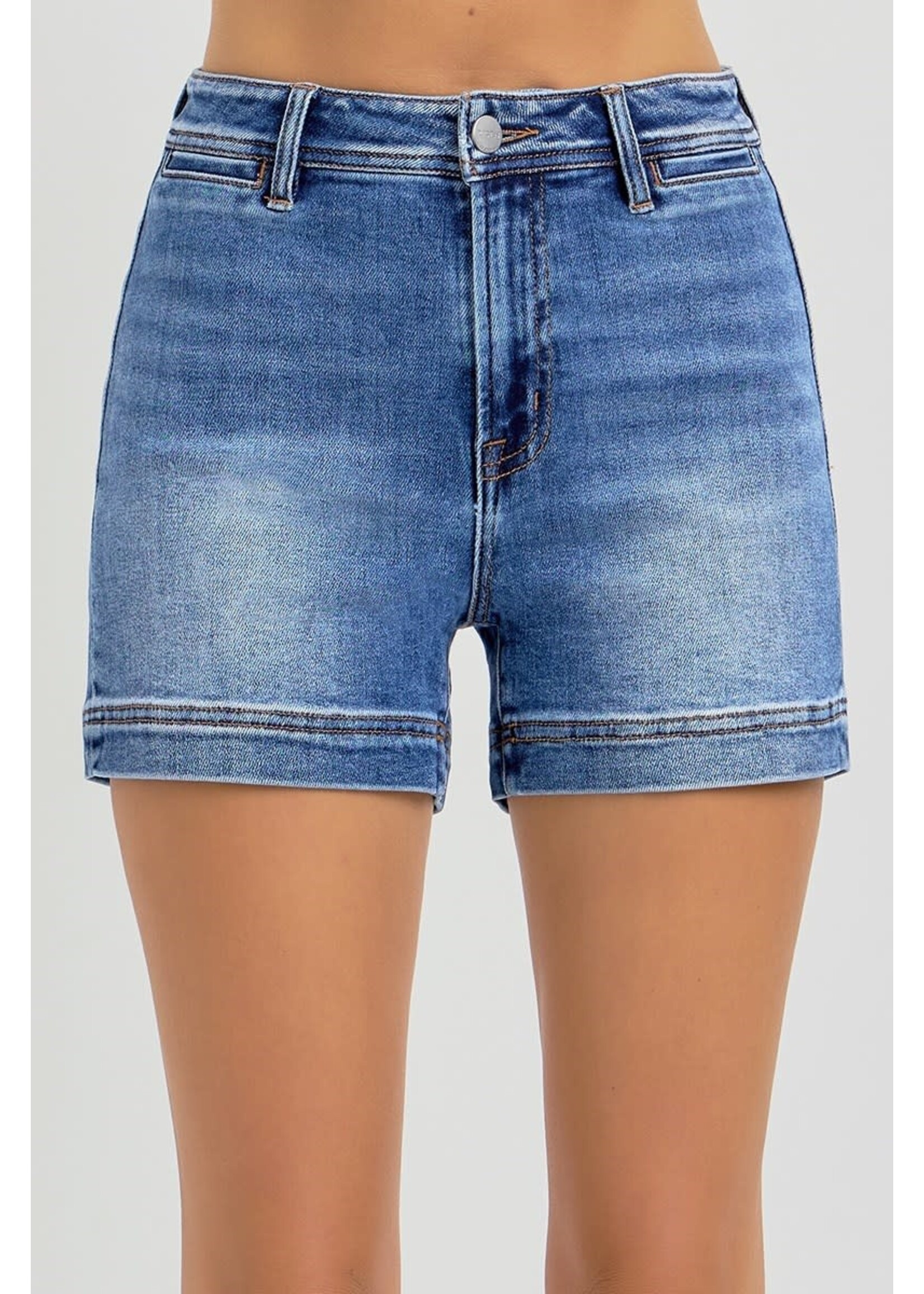 Risen R High Rise Front Pocket Shorts