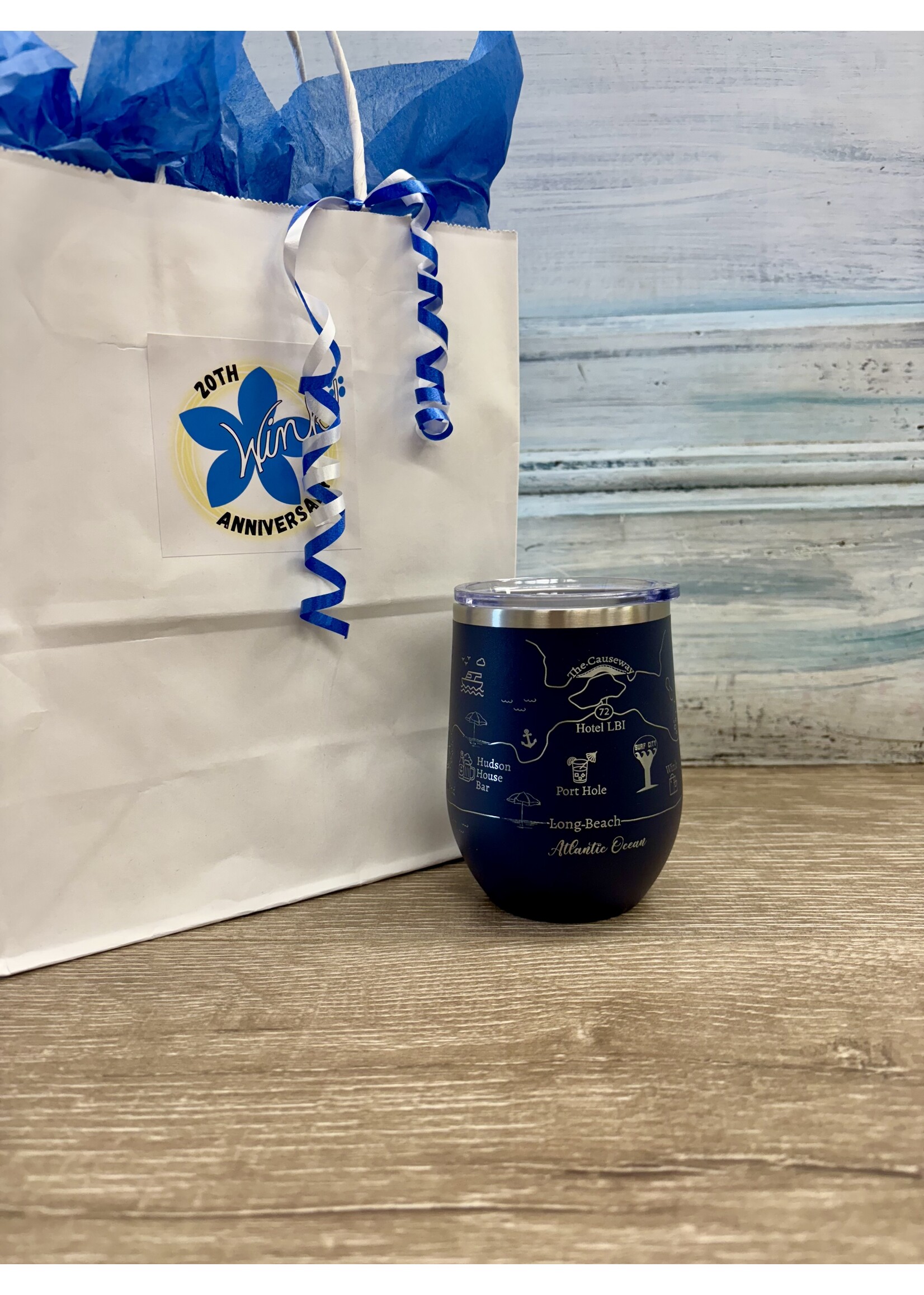 Town Pride TP Engraved Insulated Stemless Glass