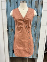 Fate Asymmetric Button Dress