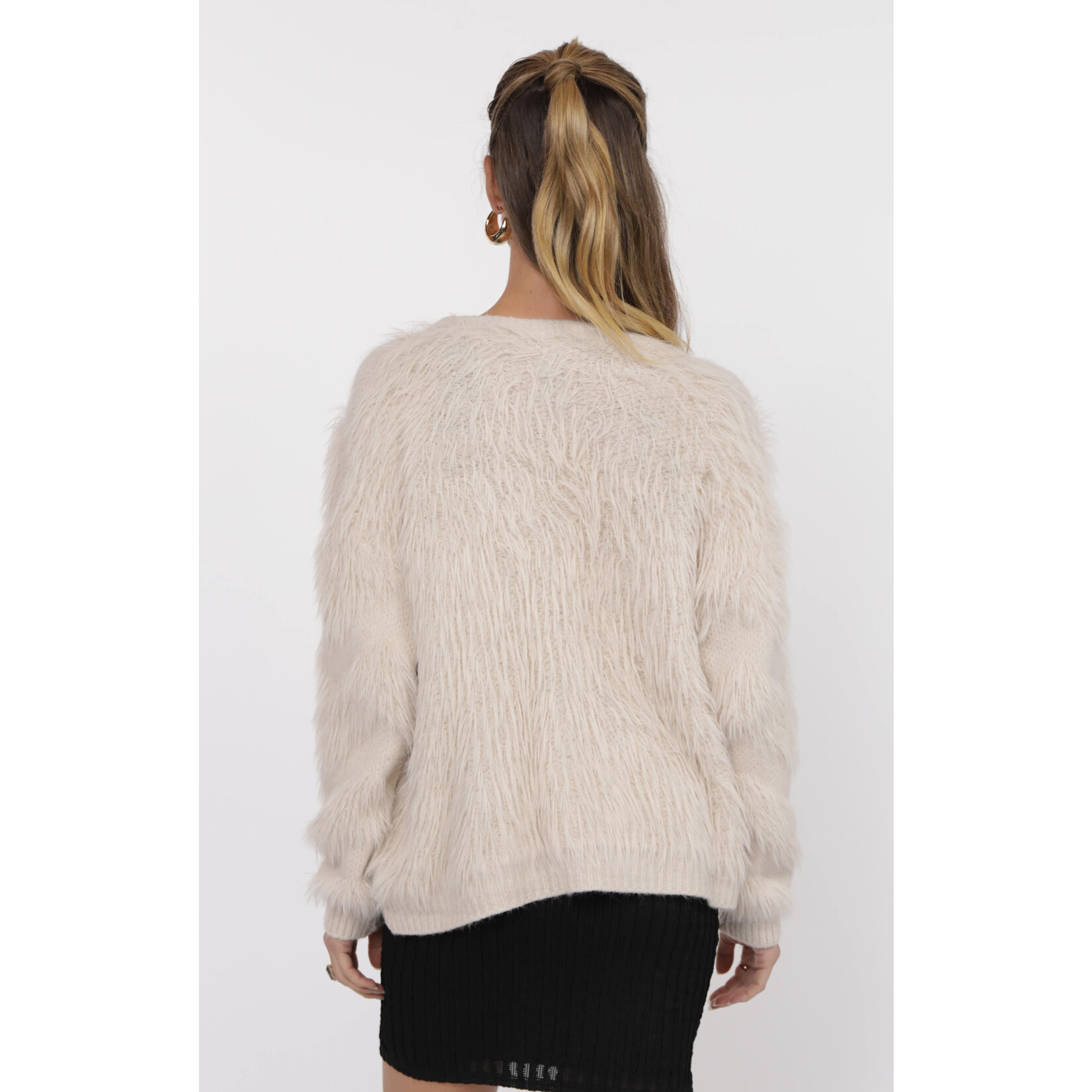 Sage The Label STL Delia Feather Stripe Cardi