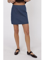 Sage The Label Chances Denim Mini Skirt