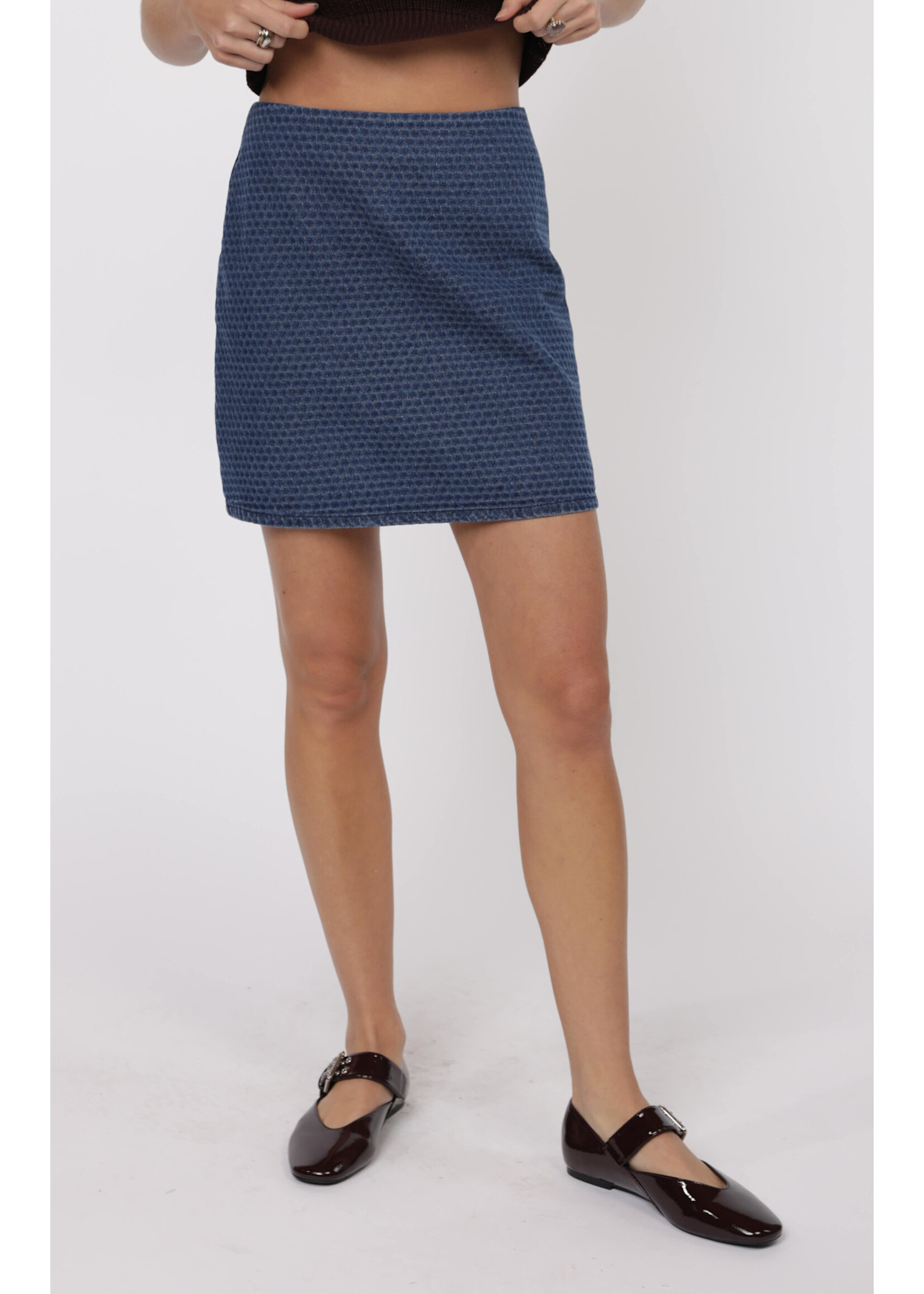 Sage The Label STL Chances Denim Mini Skirt