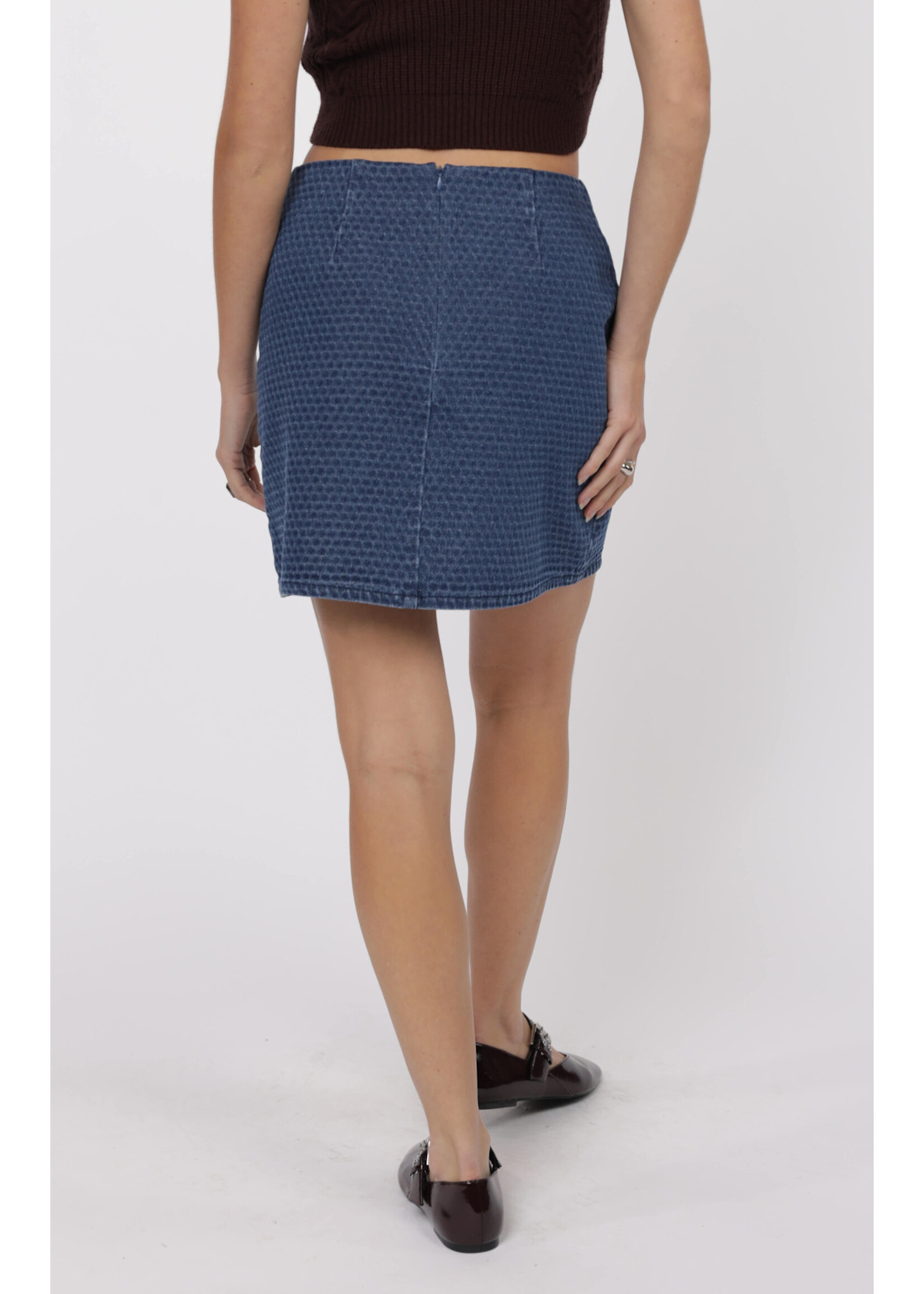 Sage The Label STL Chances Denim Mini Skirt
