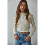 By together Jacquard Fishnet Top