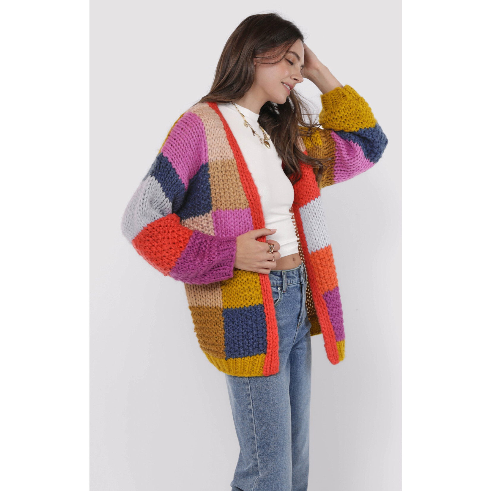 Sadie Sage SS Electric Feels Cardigan