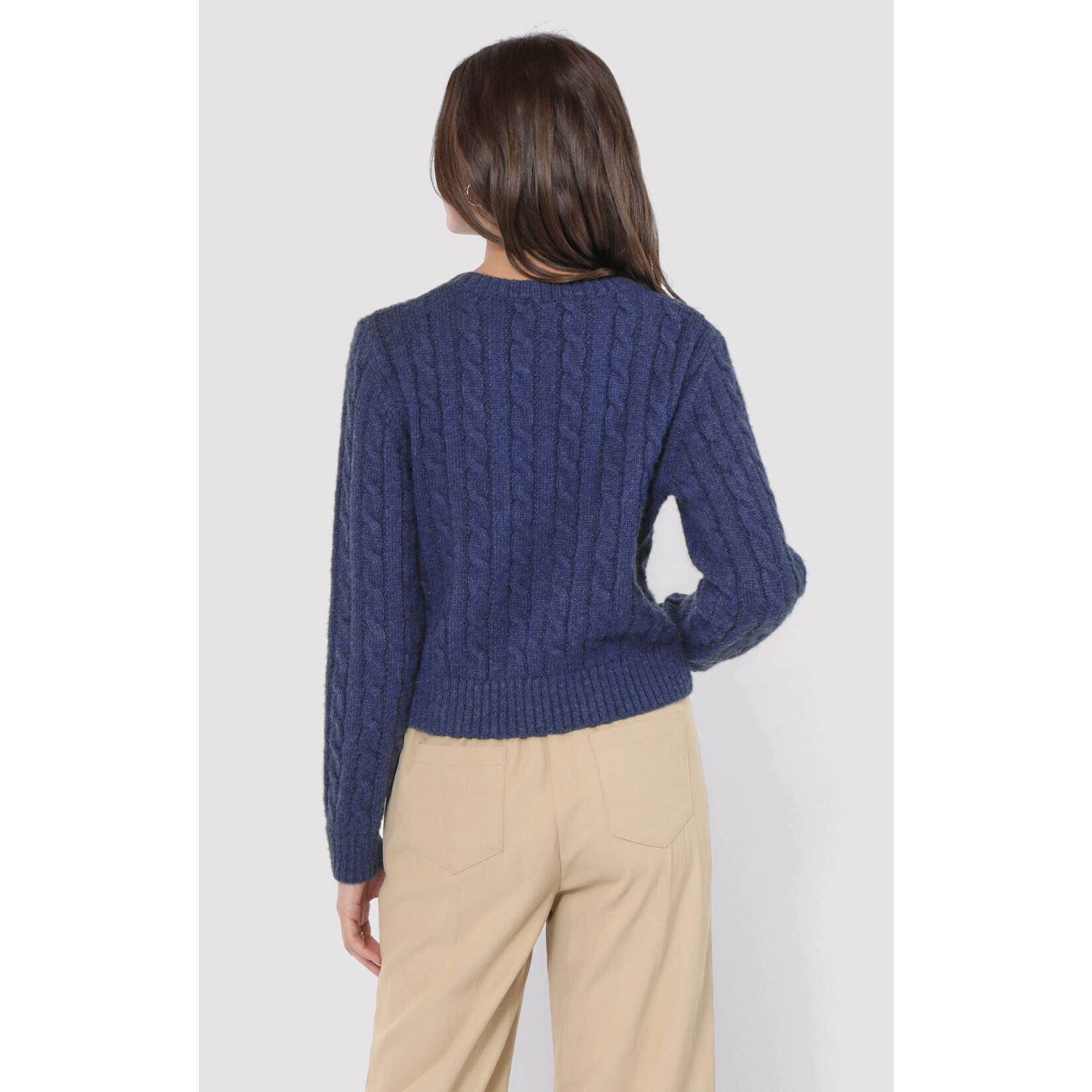 Sadie Sage SS Lulu Embroidered Daisy Sweater