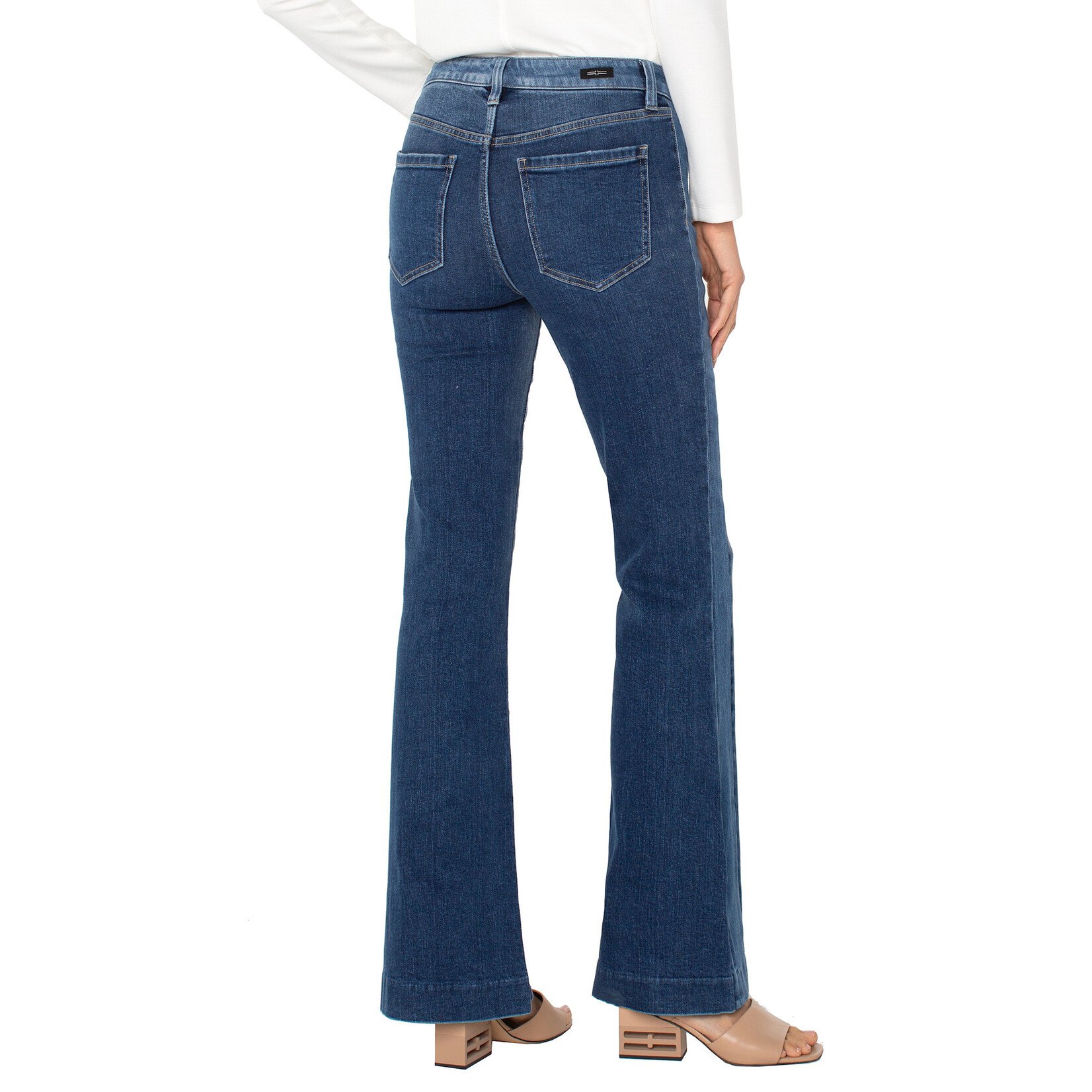 Liverpool LP Hannah Flare w/ Blocking Jean