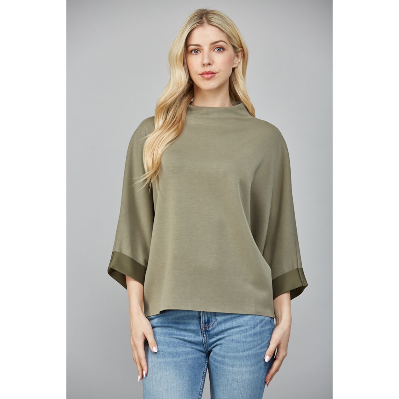 Fate F Modal Mock Neck Top