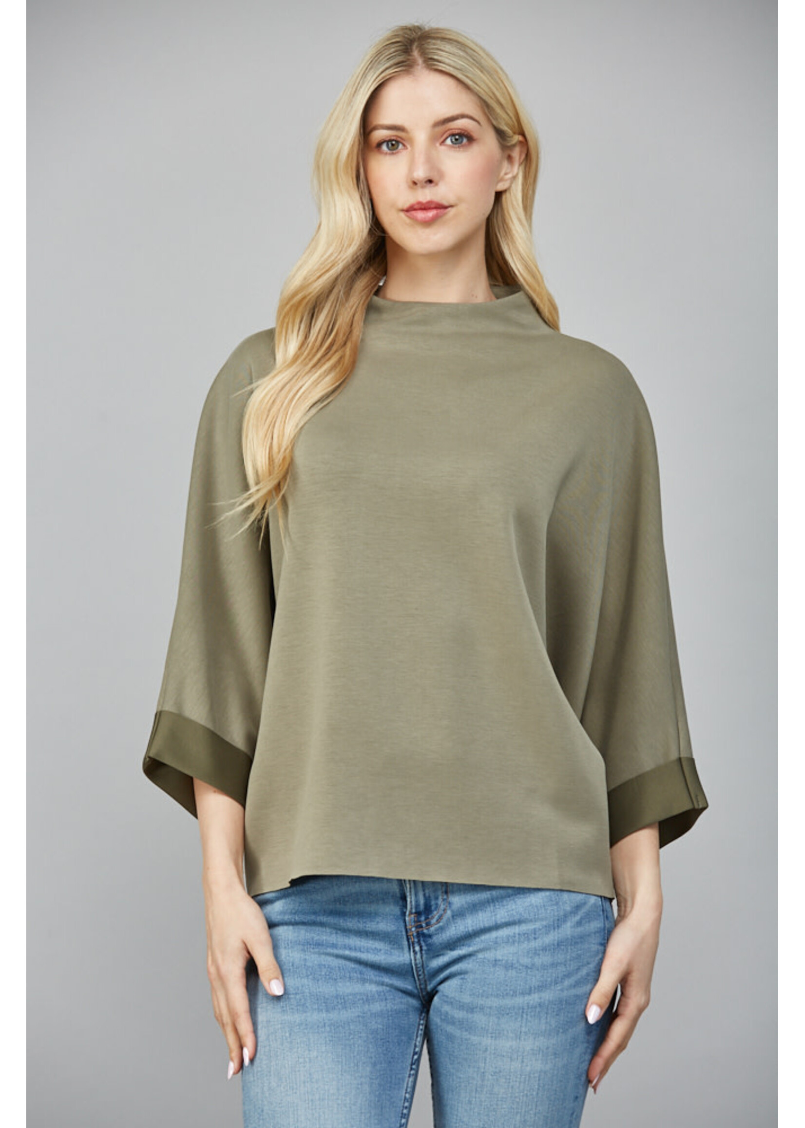 Fate F Modal Mock Neck Top