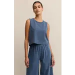 Z Supply Sloane Jersey Denim Muscle Tank