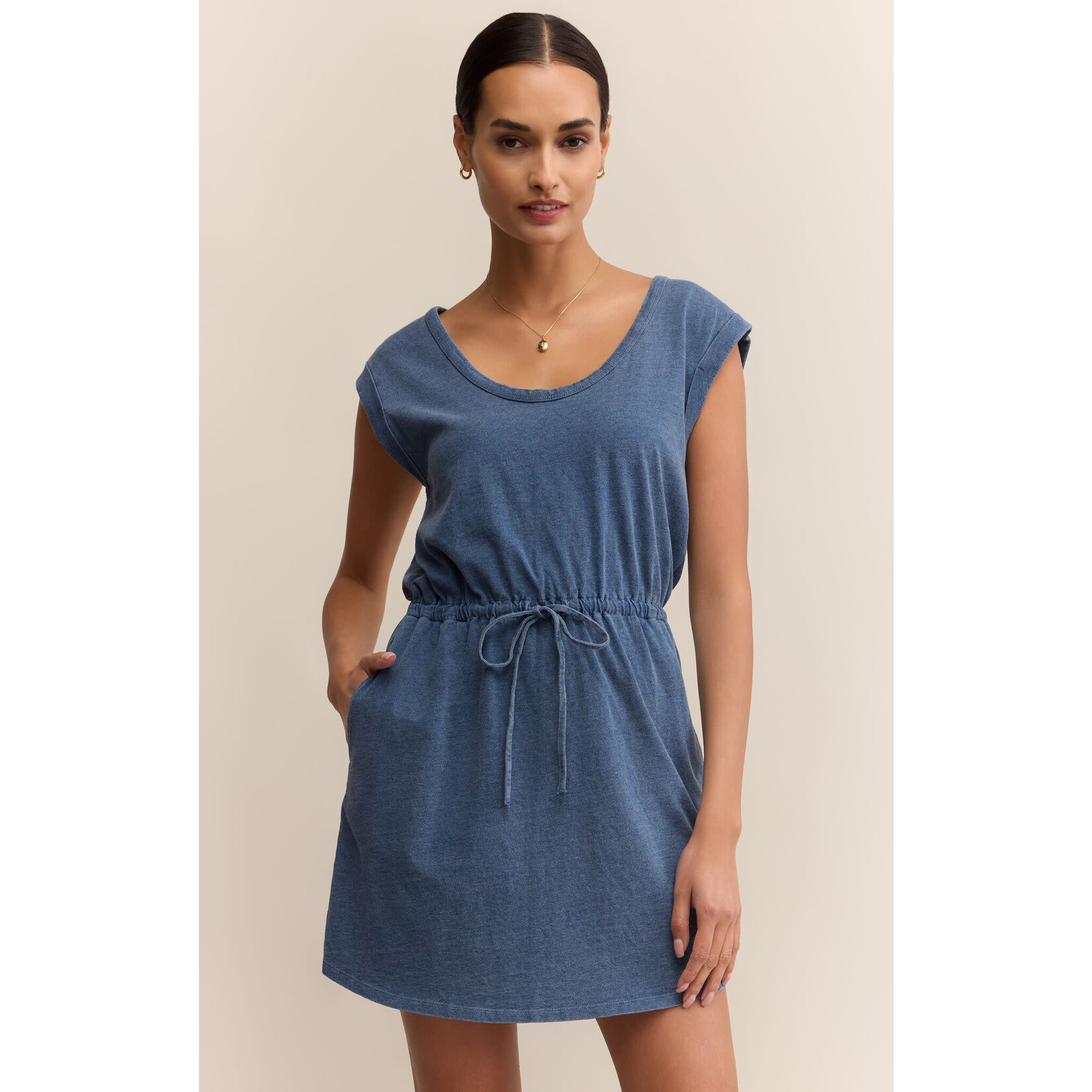 Z Supply ZS Dayshift Denim Mini Dress