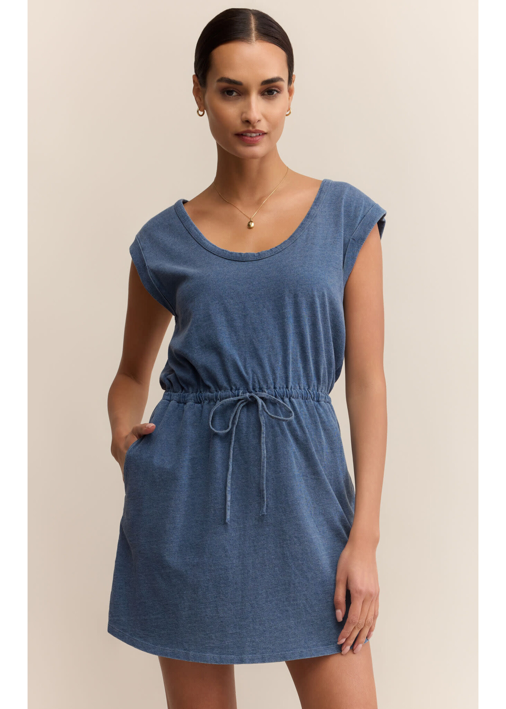 Z Supply ZS Dayshift Denim Mini Dress