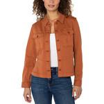 Liverpool Peplum Trucker Jacket
