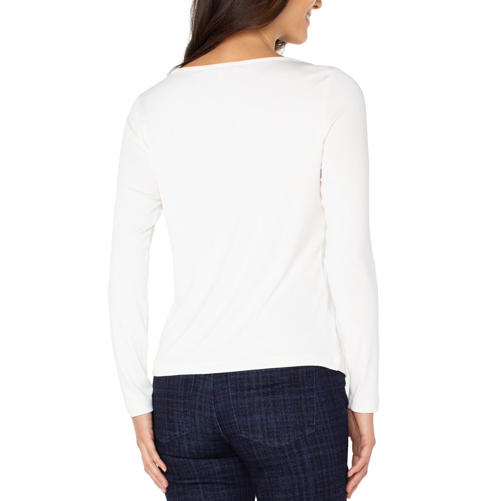 Liverpool LP LS Boat Neck Top