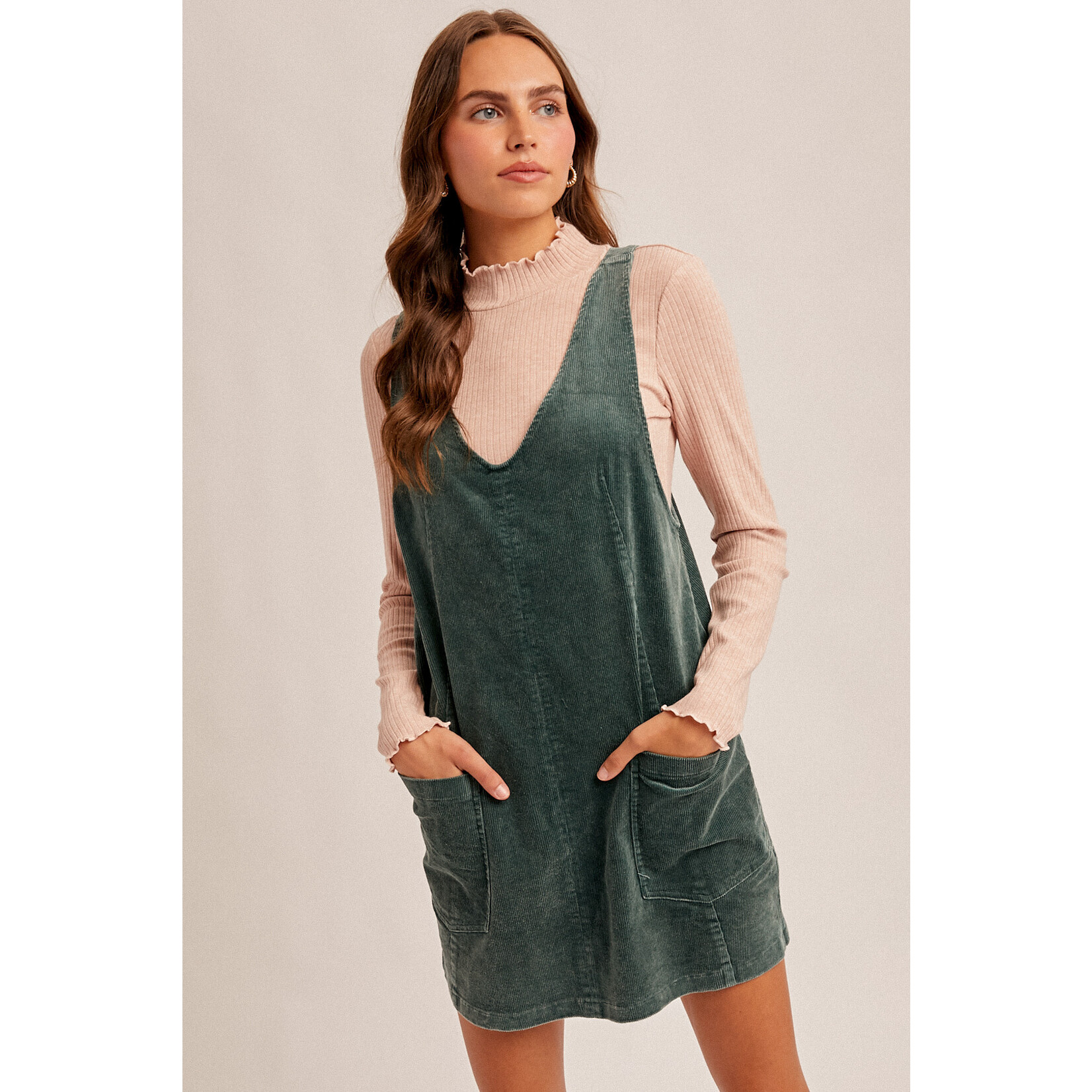 Hem & Thread HT Snow Wash Corduroy Dress