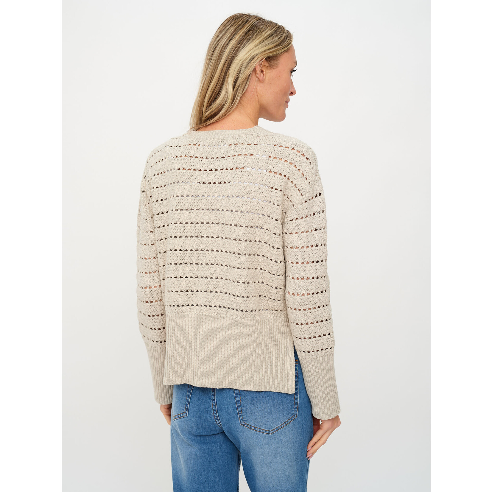 Six Fifty SF Jaden Crochet Crewneck