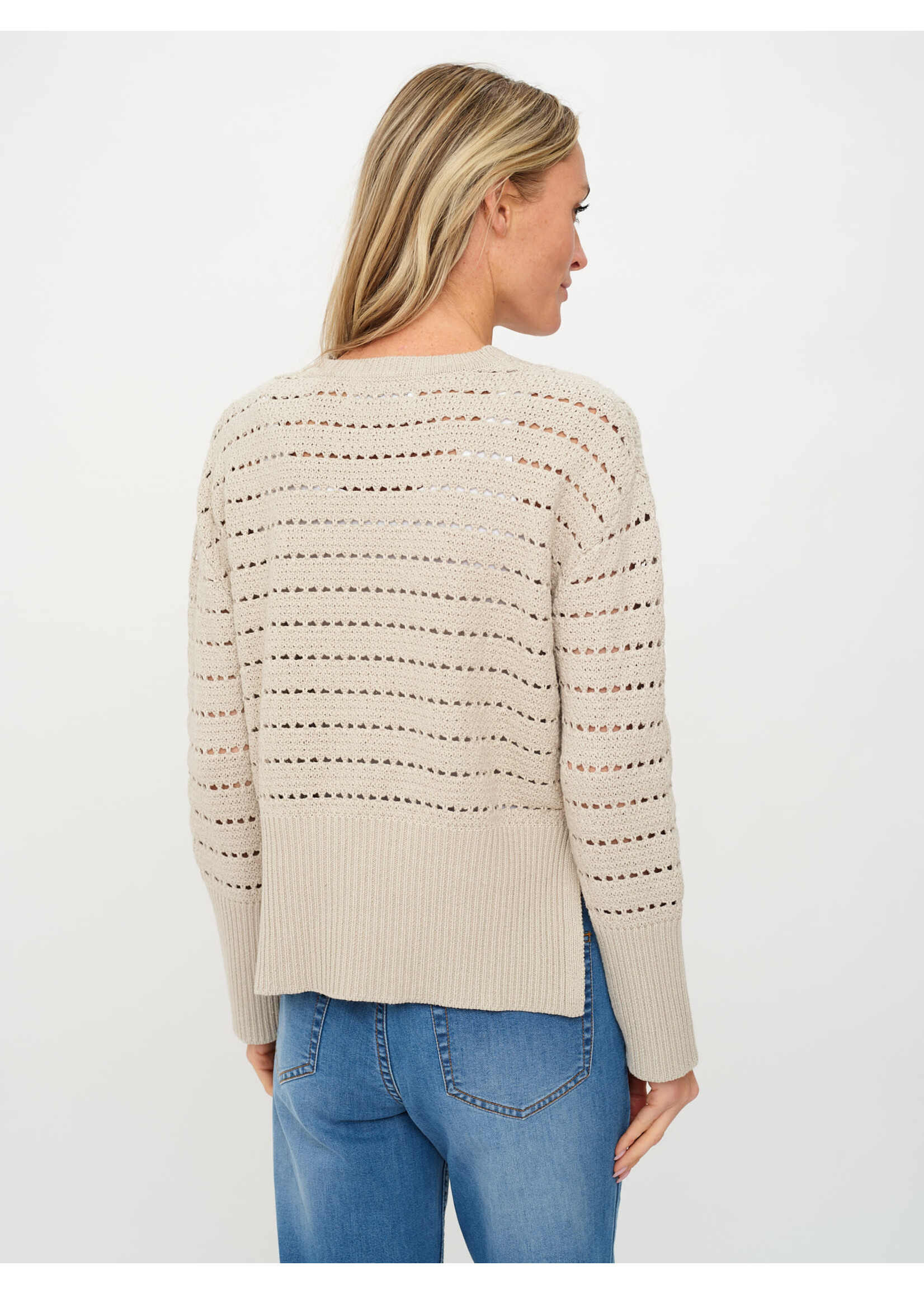 Six Fifty SF Jaden Crochet Crewneck
