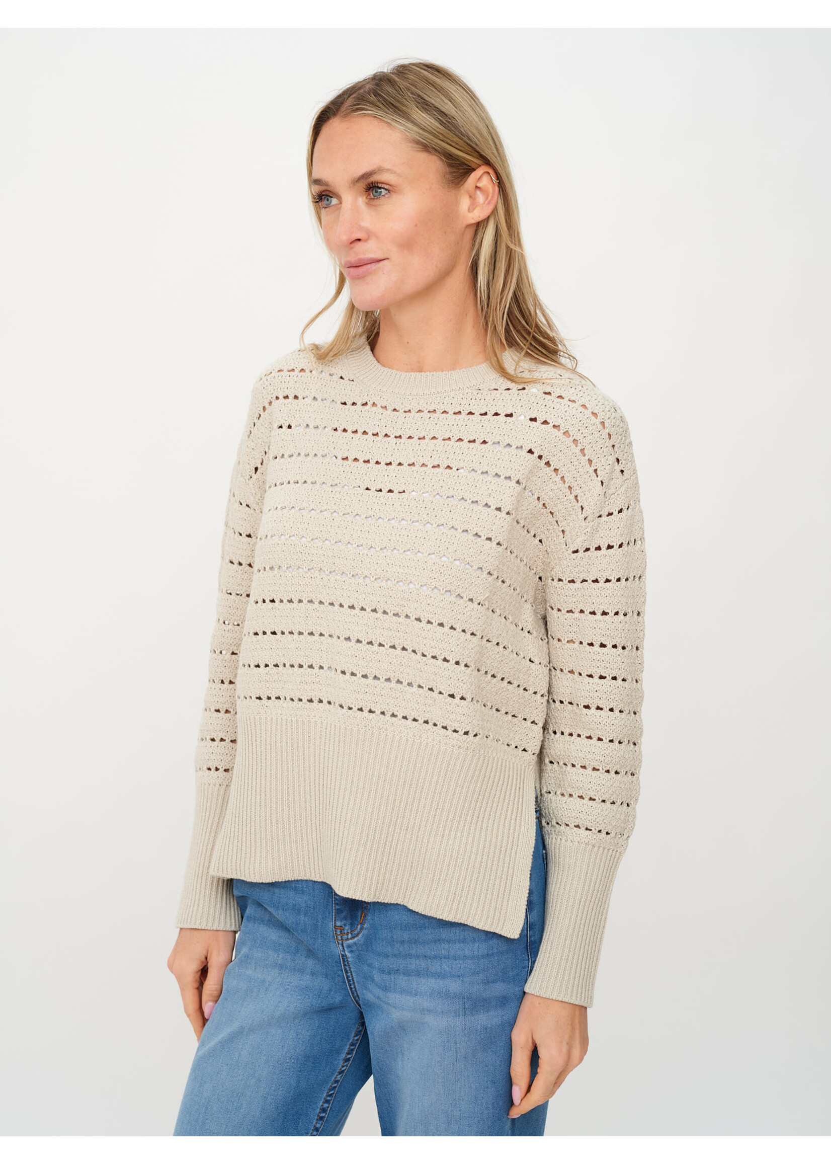 Six Fifty SF Jaden Crochet Crewneck