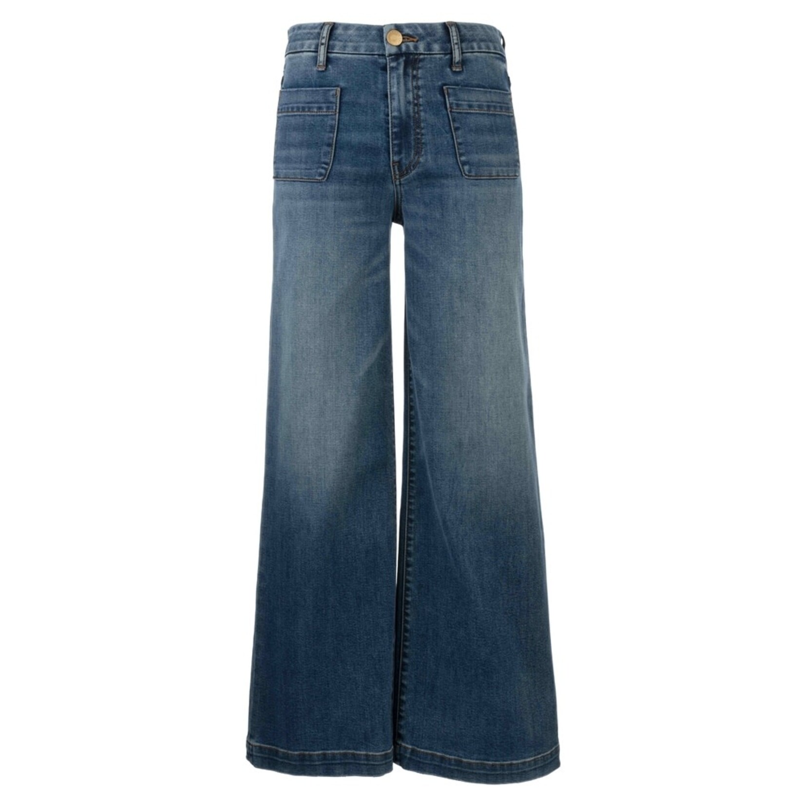 Kut Denim K Patch Meg Wide Leg Jean