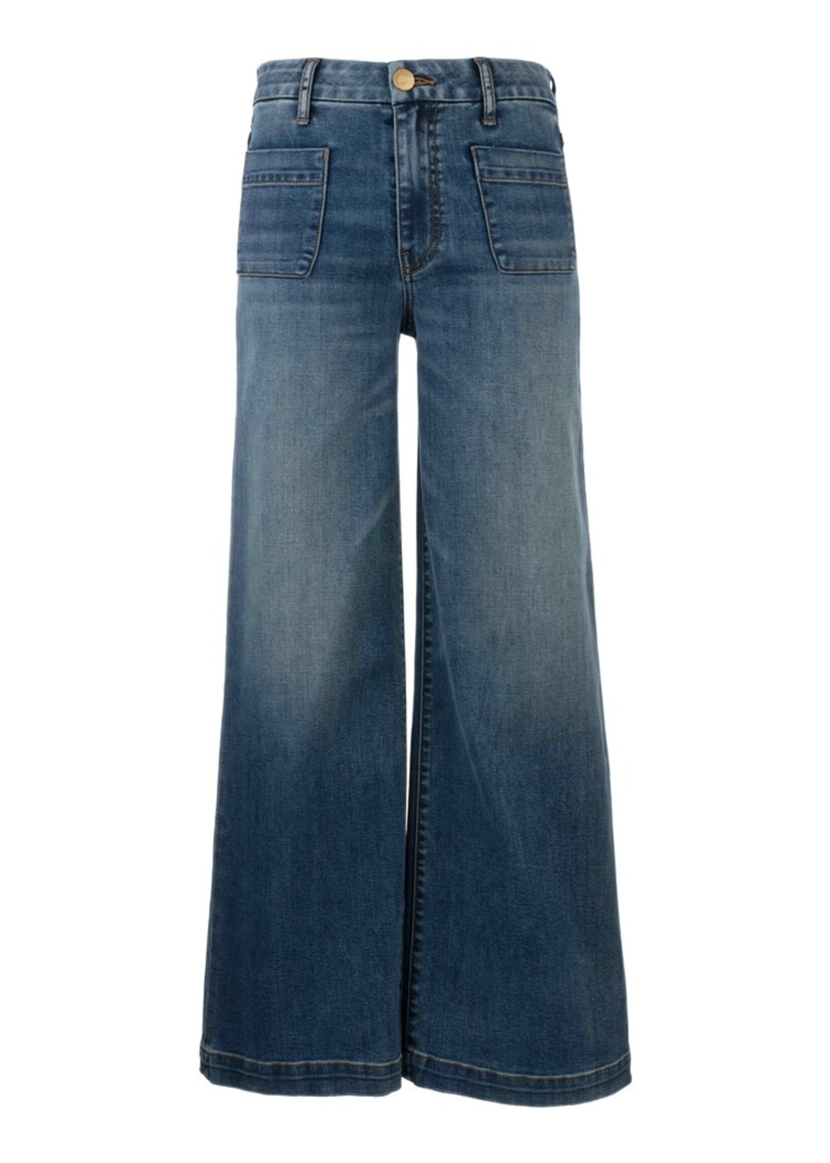 Kut Denim K Patch Meg Wide Leg Jean