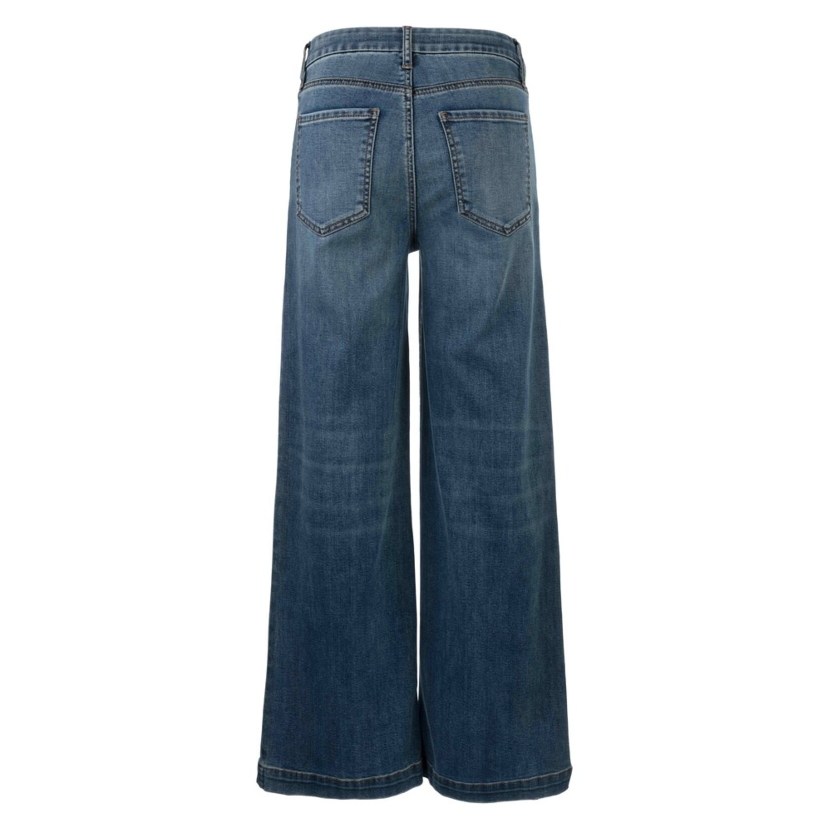 Kut Denim K Patch Meg Wide Leg Jean
