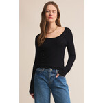 Z Supply Tibi Scoop Mesh Sweater