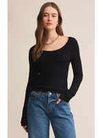 Z Supply Tibi Scoop Mesh Sweater