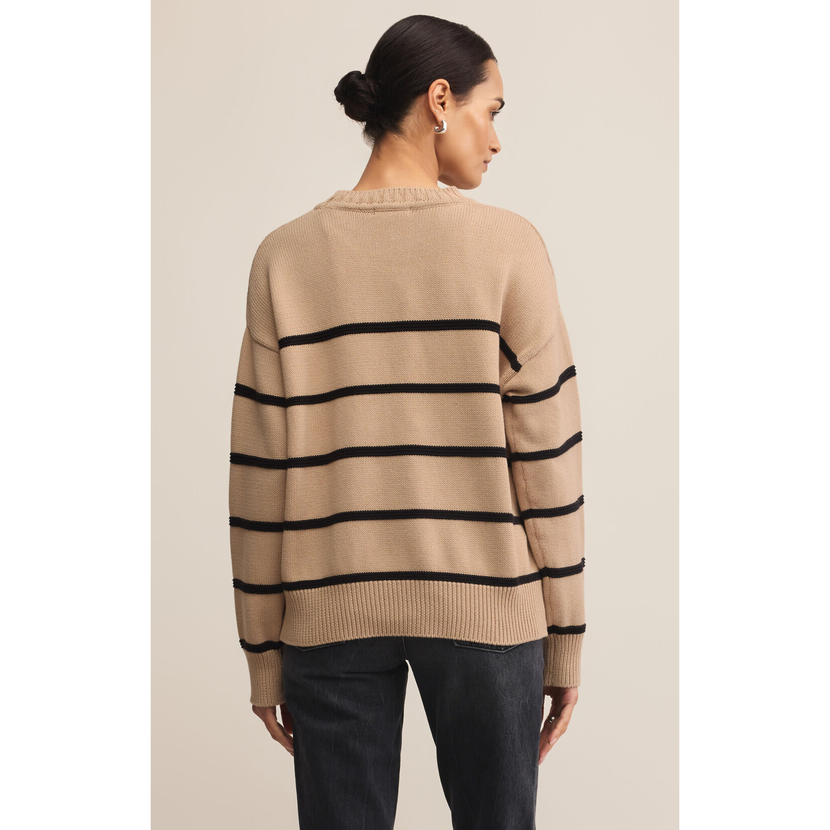 Z Supply ZS Boyfriend Striped Sweater