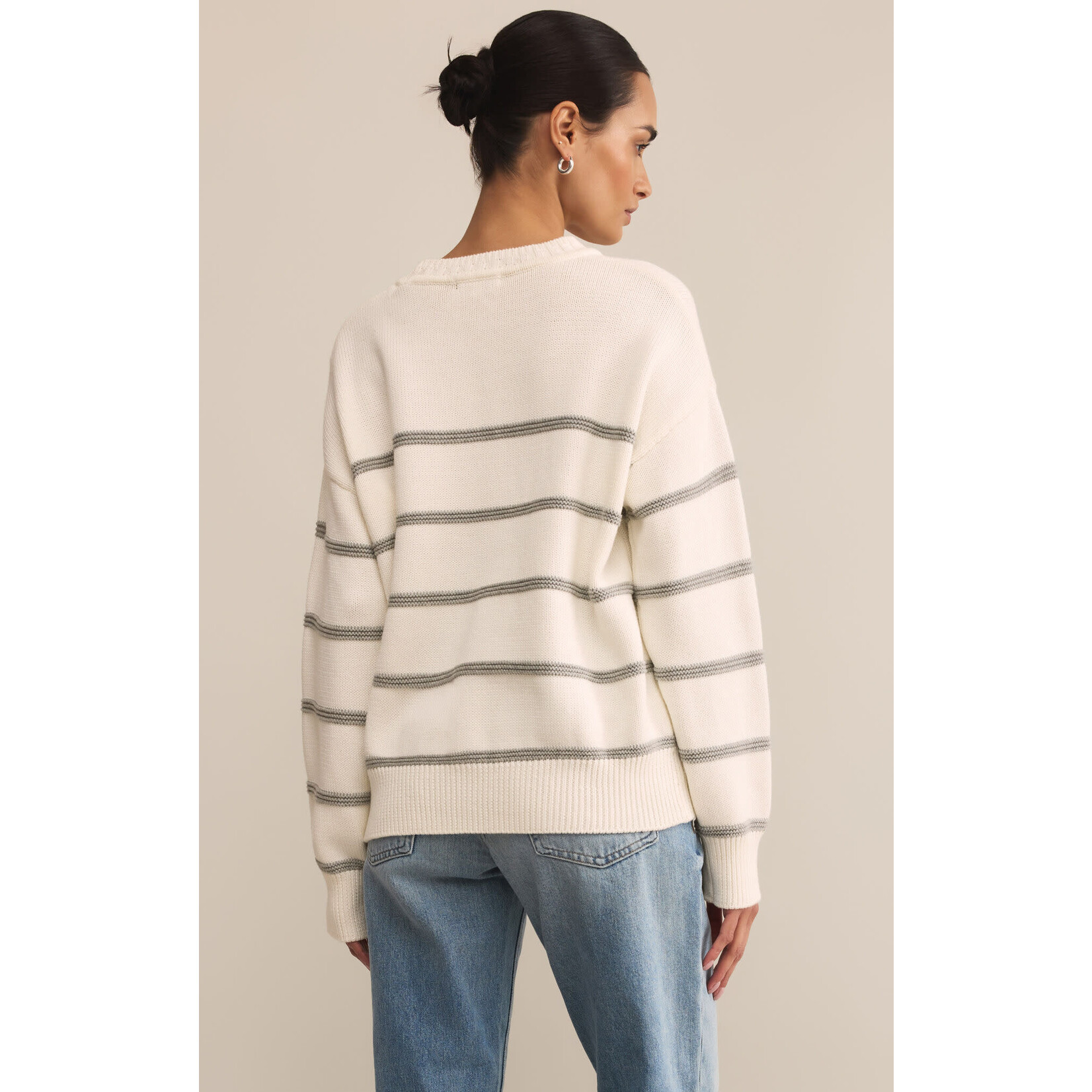 Z Supply ZS Boyfriend Striped Sweater